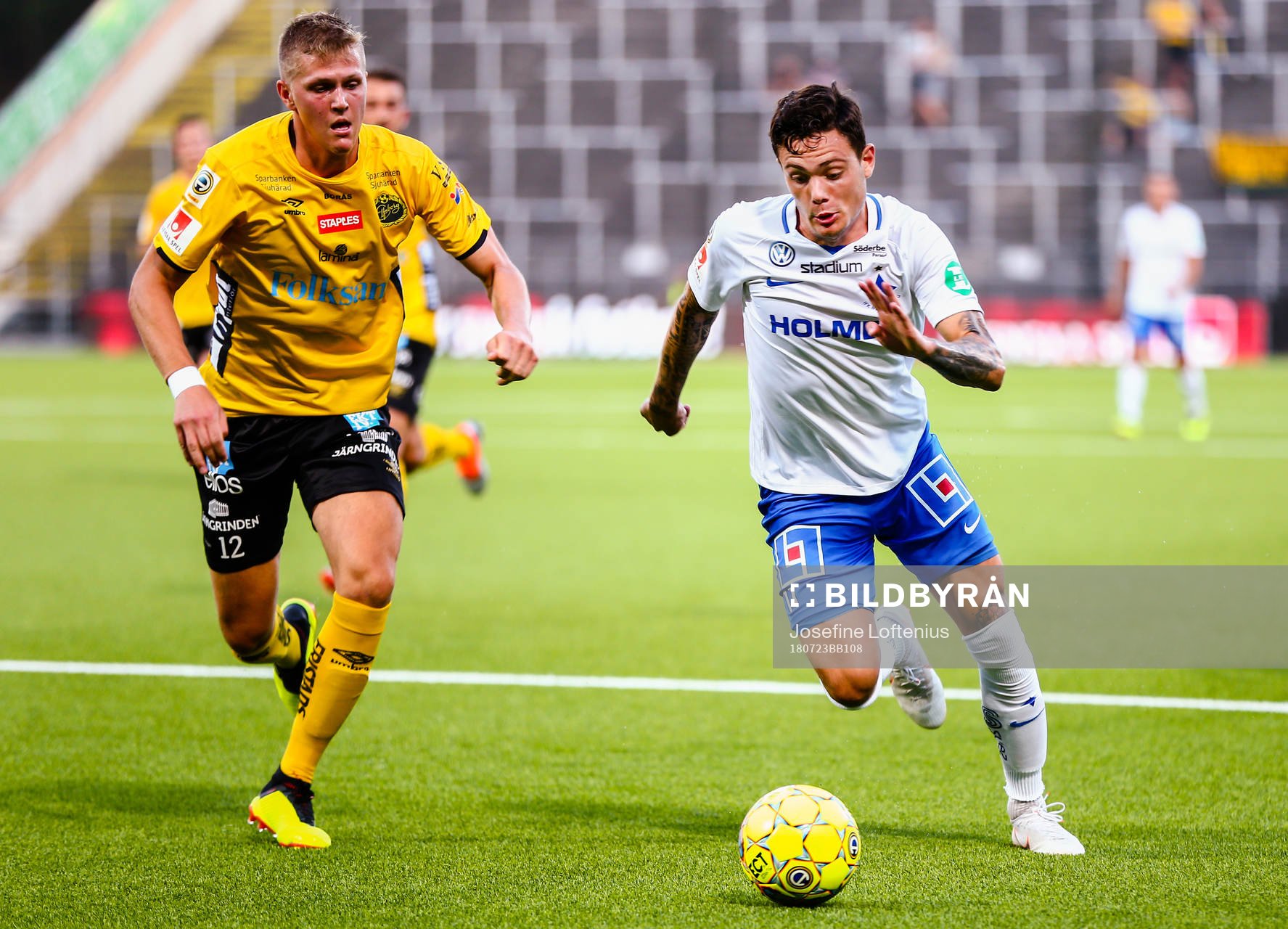 Elfsborgs Joakim Nilsson och Norrköpings David Moberg