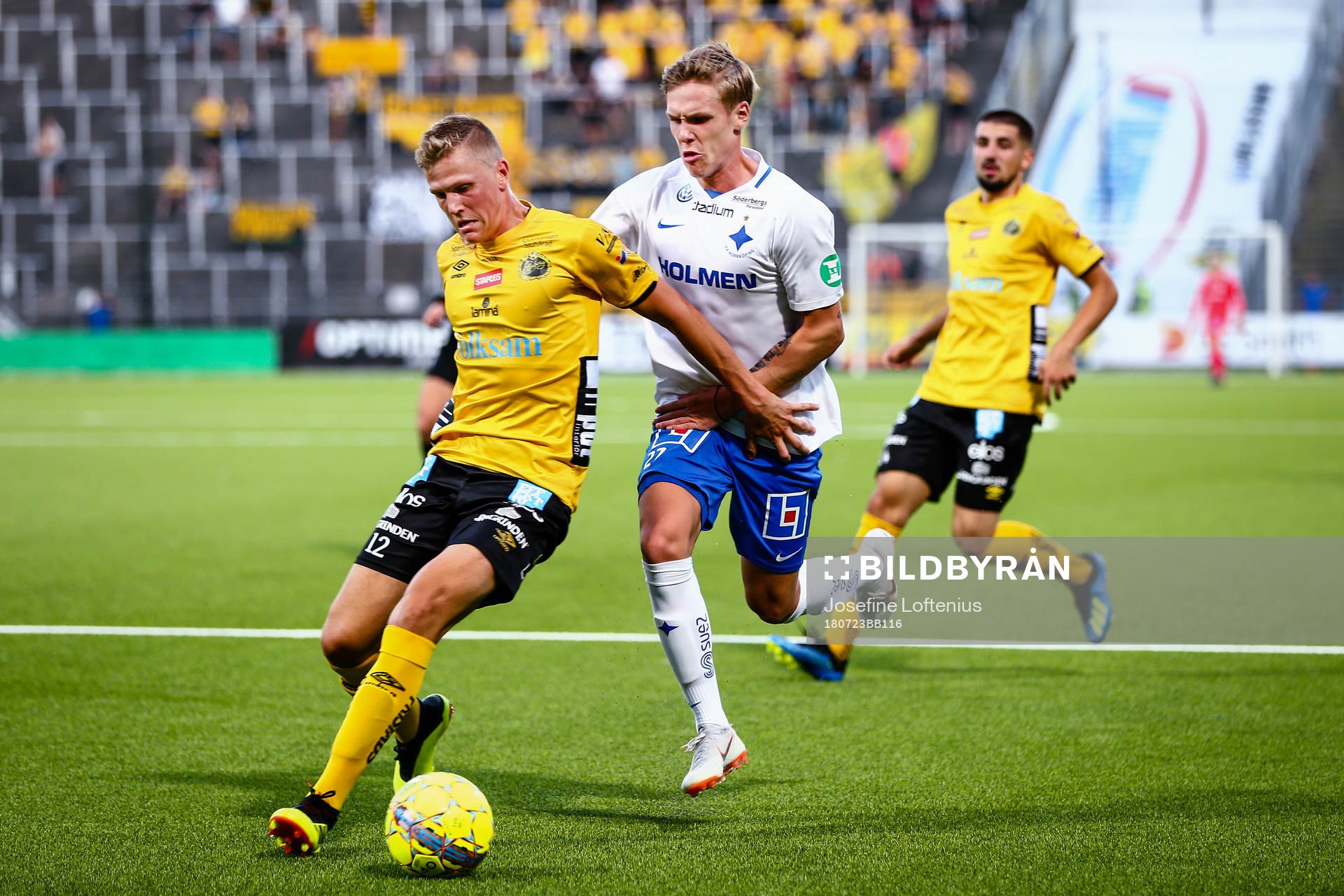 Elfsborgs Joakim Nilsson och Norrköpings Arnór Sigurdsson