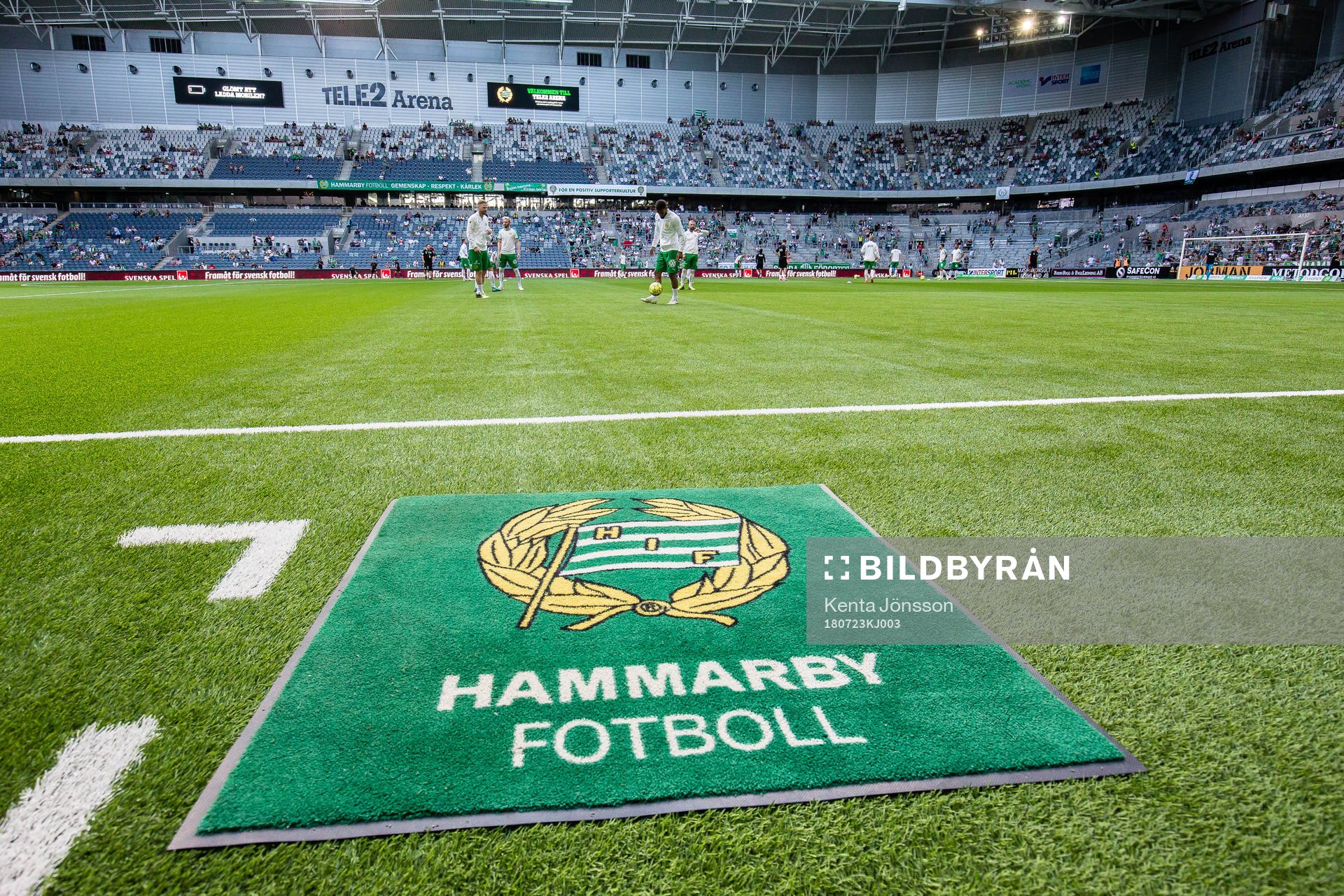 Vy över Tele2 Arena