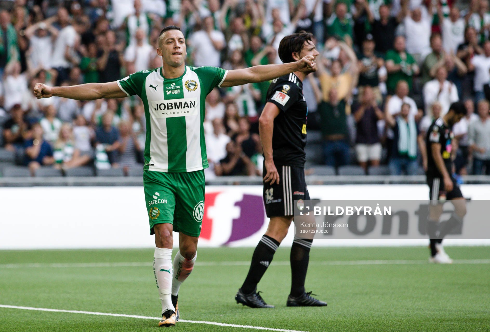 Hammarbys Nikola Djurdjic jublar