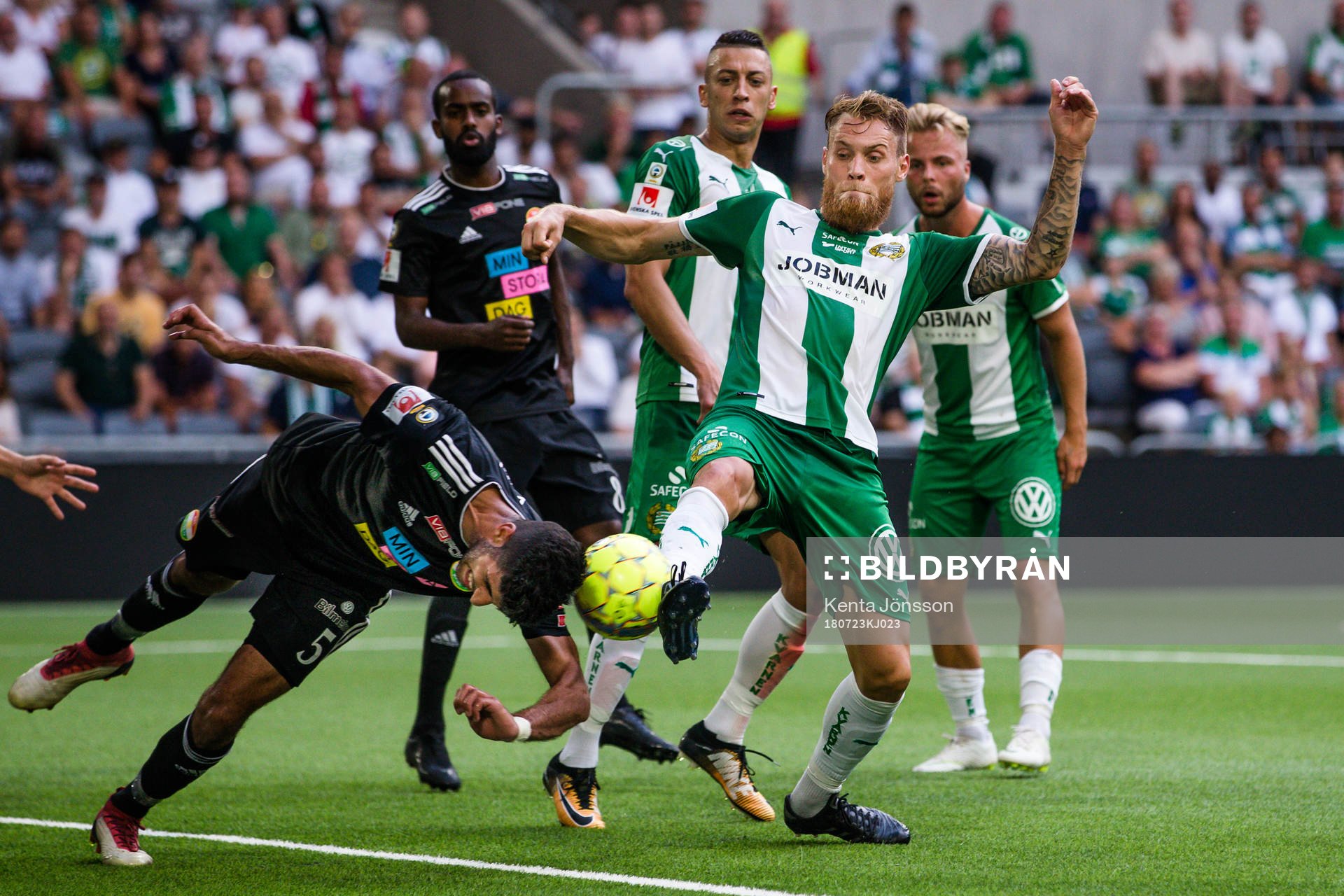 Dalkurds Rewan Amin och Hammarbys David Fällman