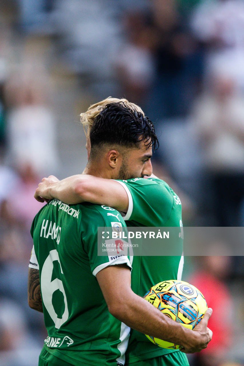 Hammarbys Jiloan Hamad jublar