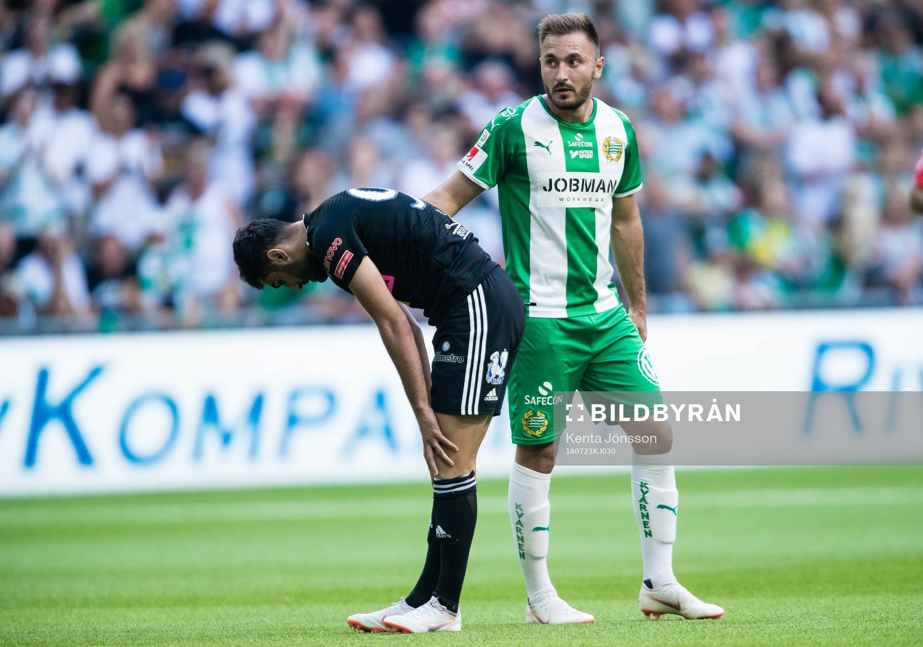 Dalkurds Ferhad Ayaz deppar bredvid Hammarbys Muamer