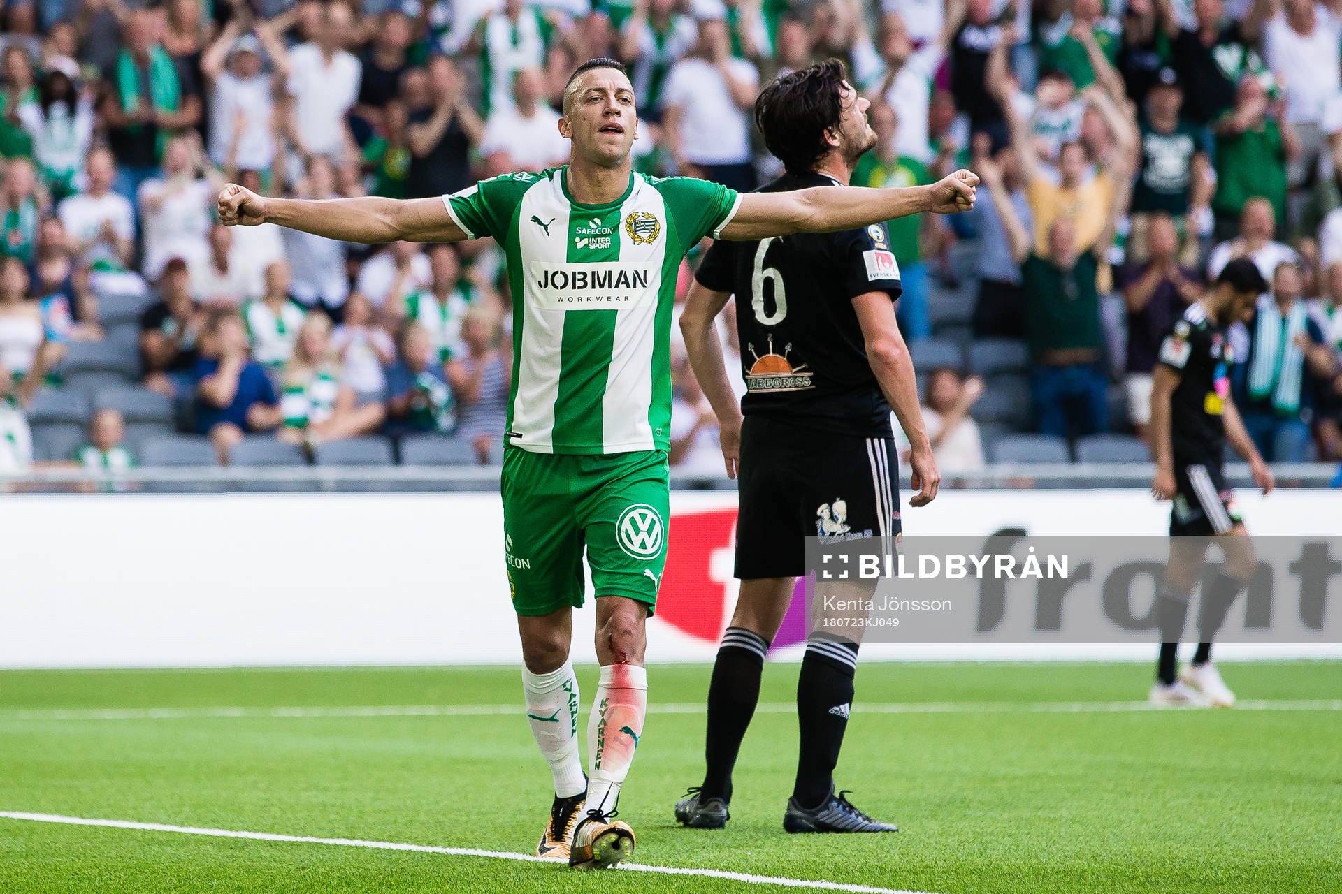 Hammarbys Nikola Djurdjic jublar