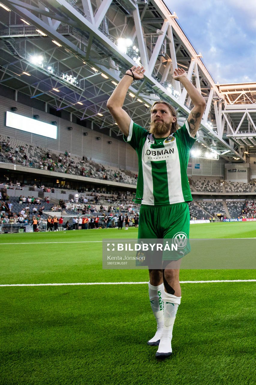 Hammarbys Björn Paulsen jublar