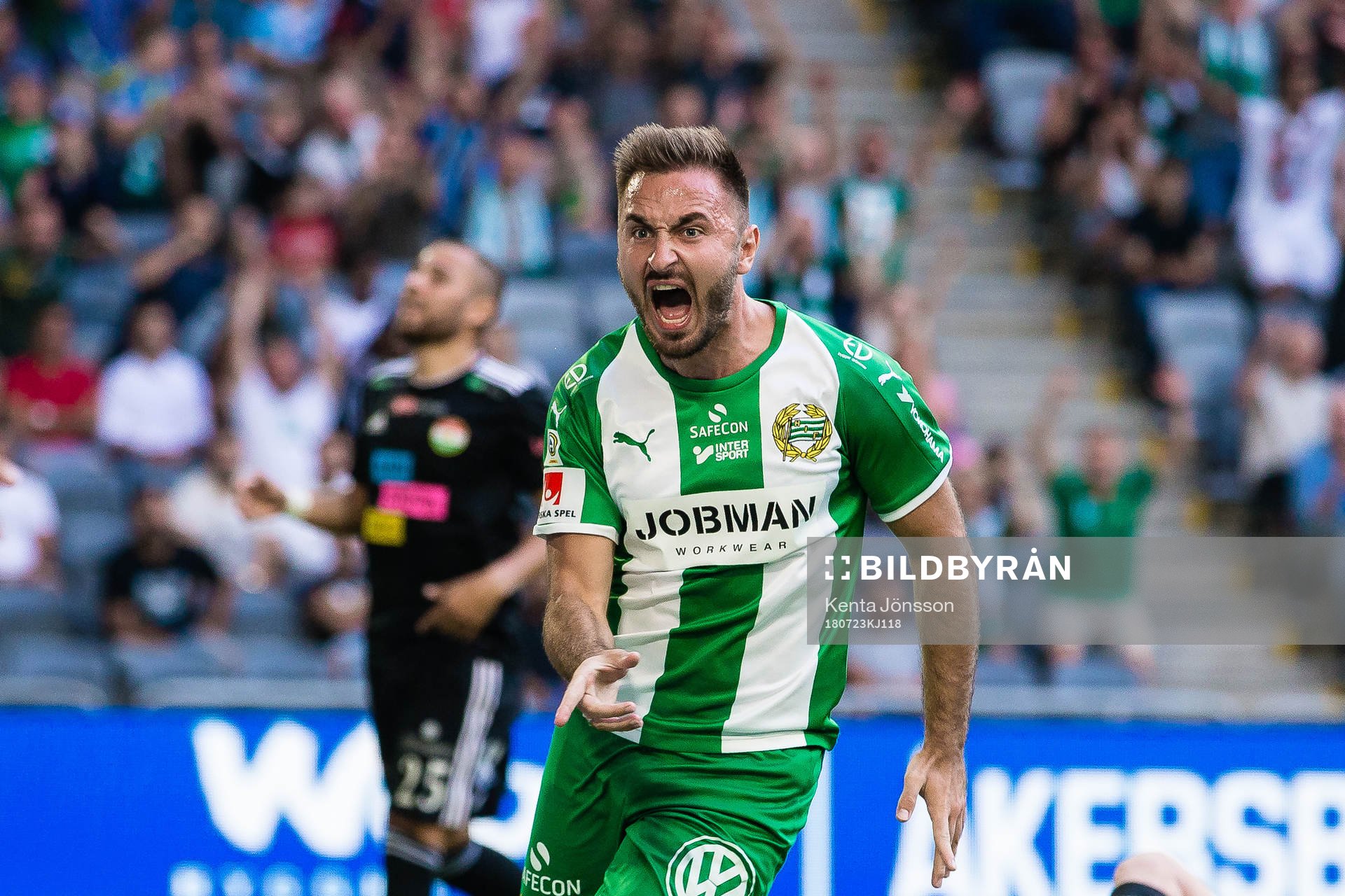 Hammarbys Muamer Tankovic jublar