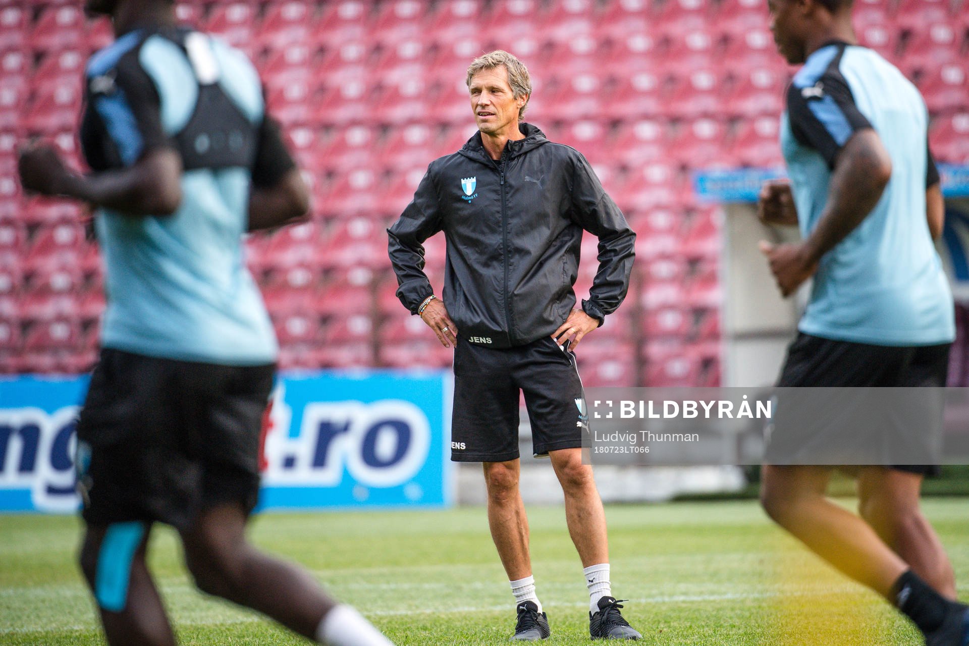 Assistant coach Jens Fjellström of Malmö FF