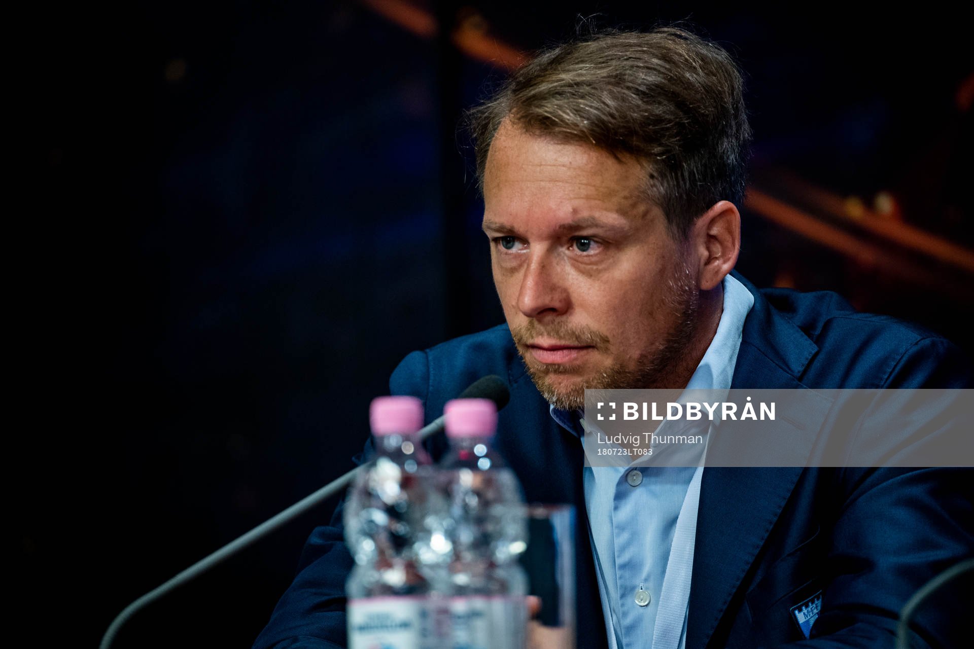 Press officer Peter Åhlander