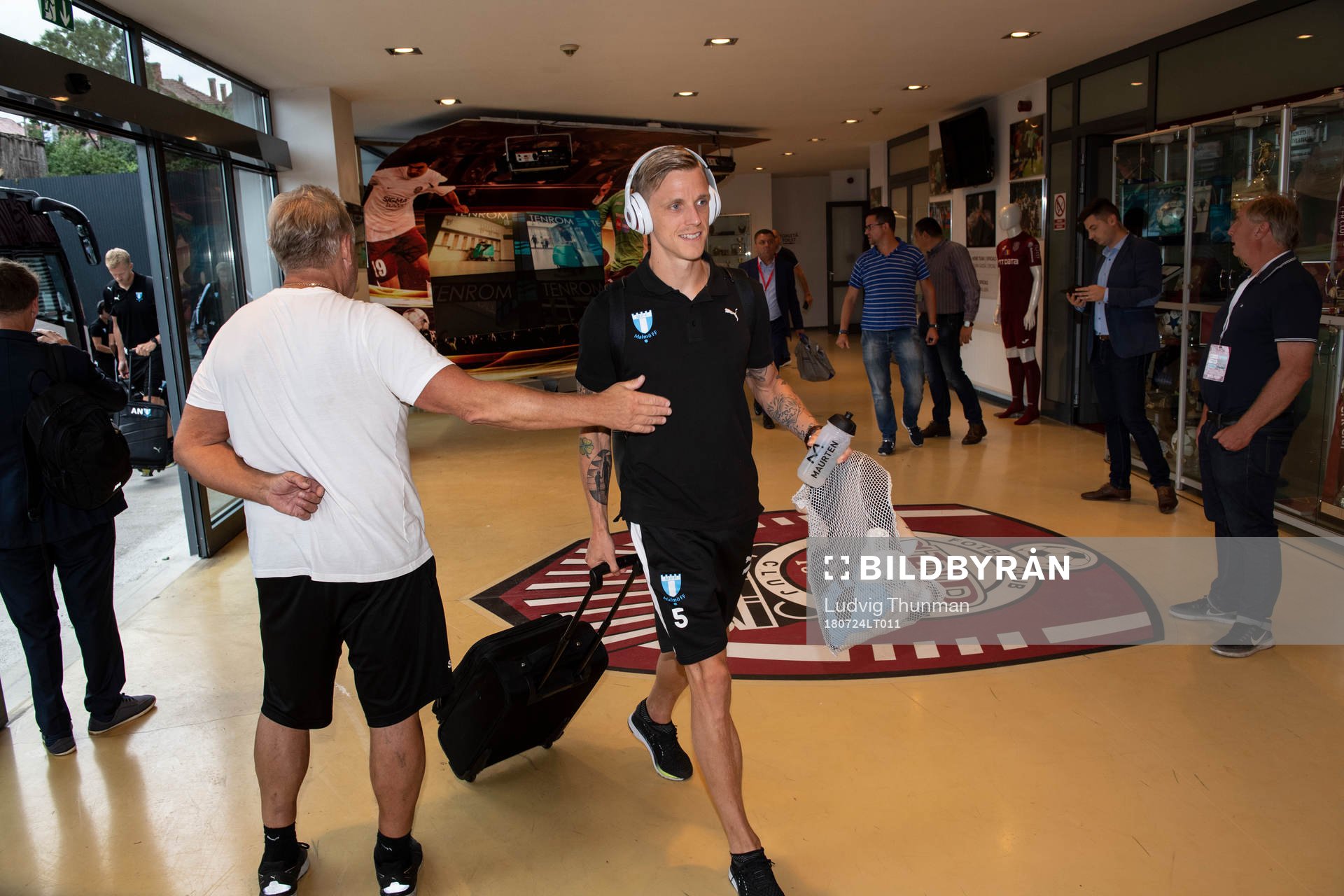 Sören Rieks of Malmö FF arrives