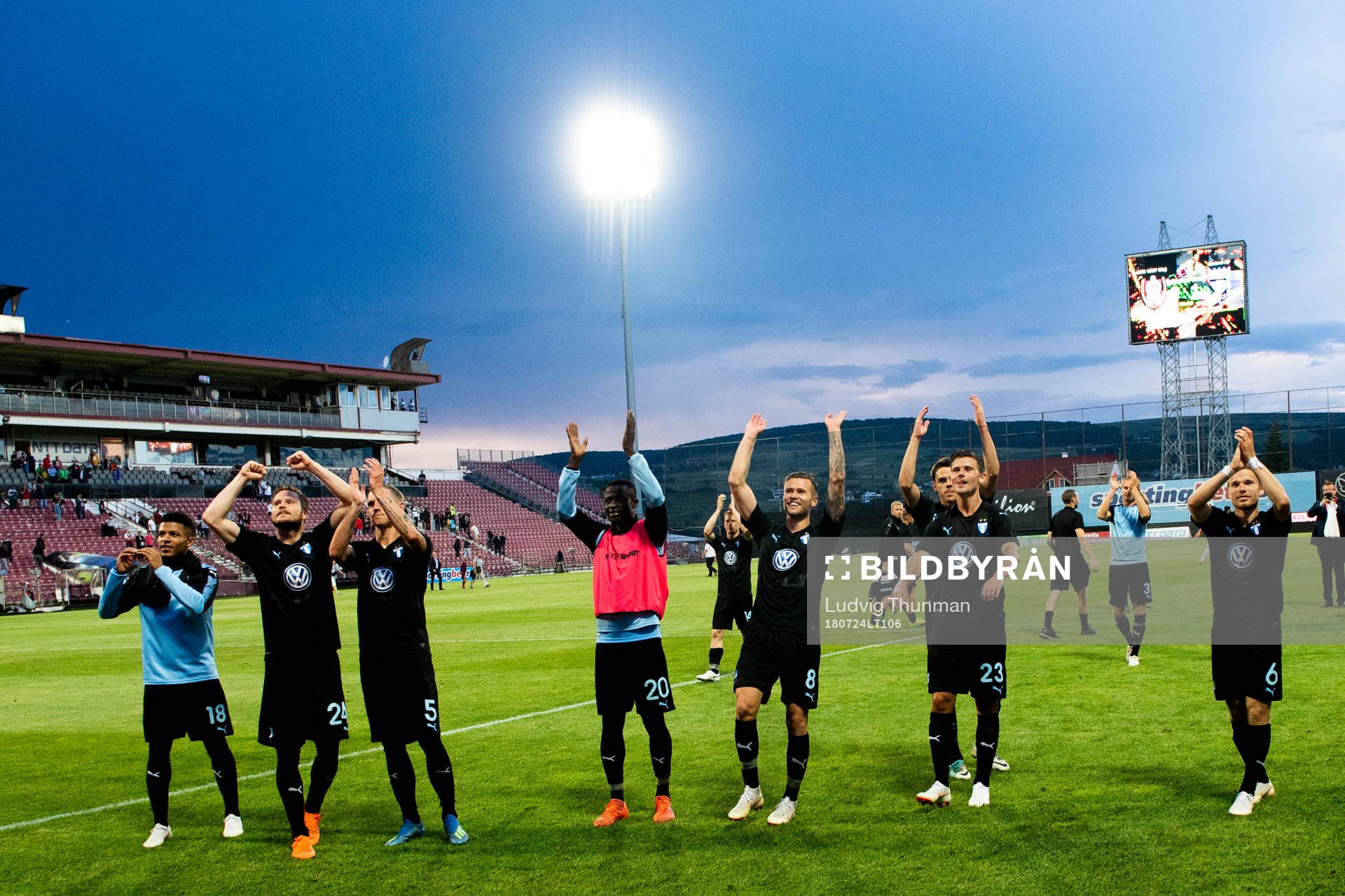 Player of Malmö FF celebrate