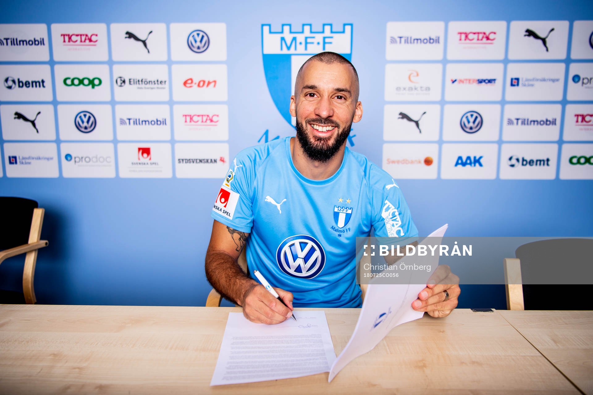 Malmö FF presenterar Guillermo Molins som ny spelare