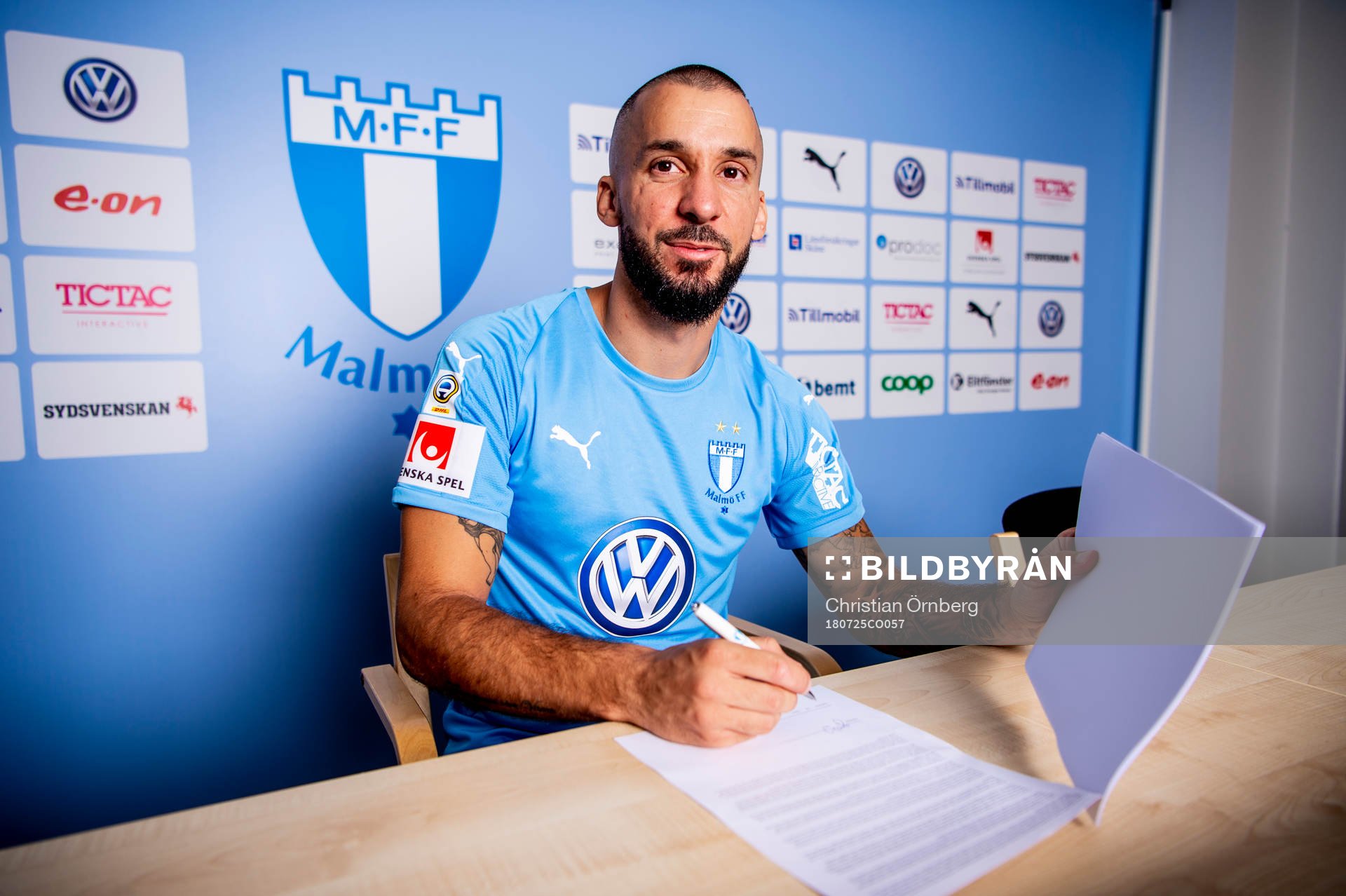 Malmö FF presenterar Guillermo Molins som ny spelare