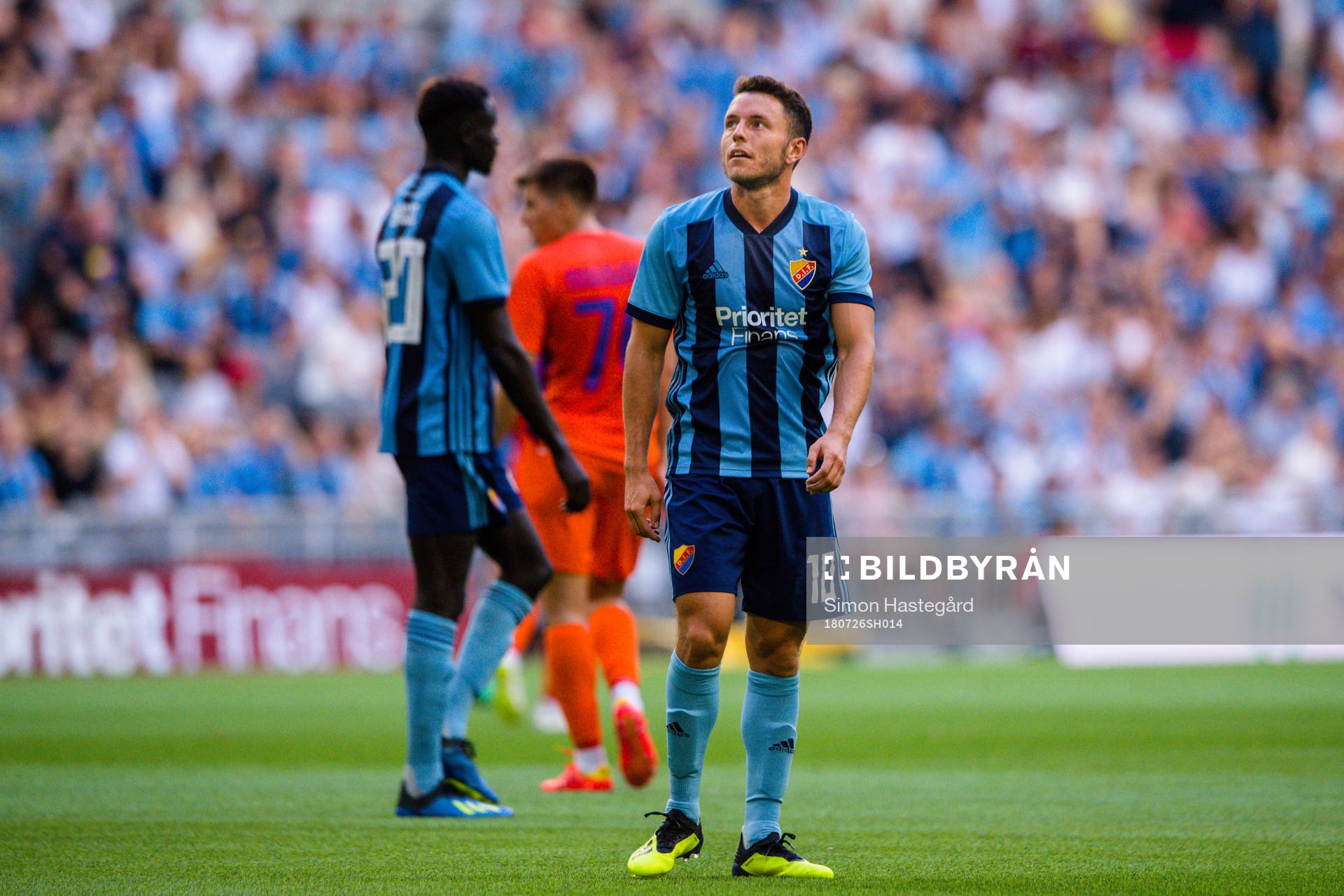 Kerim Mrabti of Djurgården looks dejected