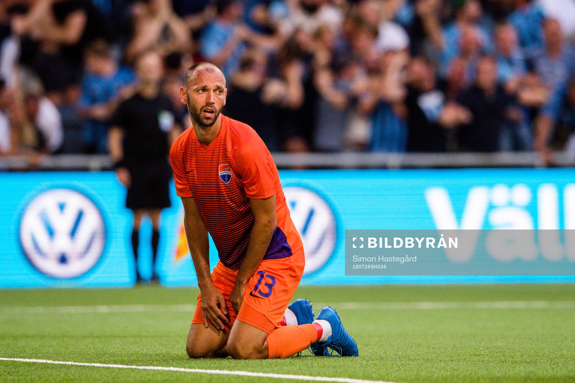 Sergiy Yavorskyy of Mariupol looks dejected