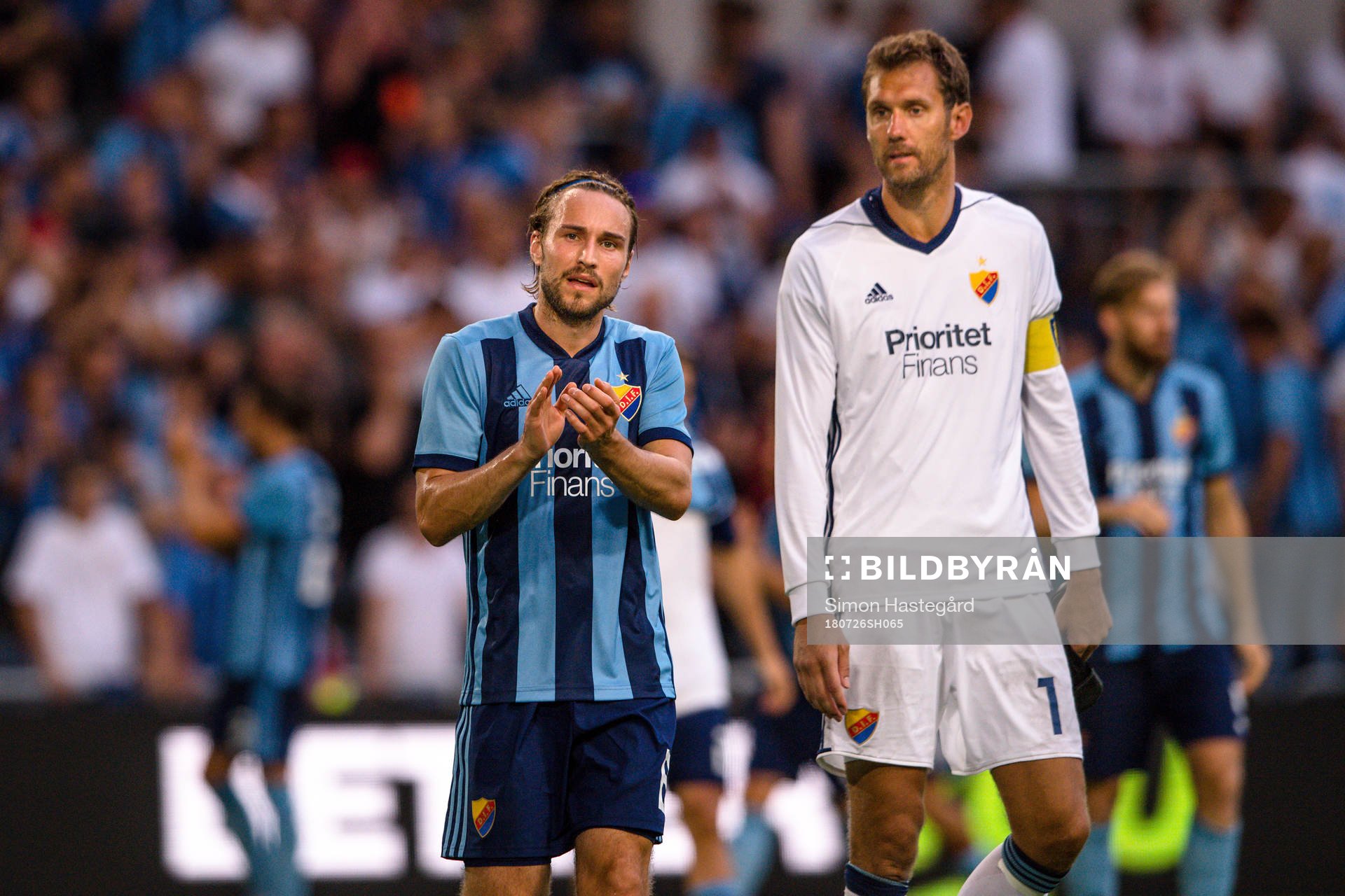 Kevin Walker and Goalkeeper Andreas Isaksson  of Djurgården