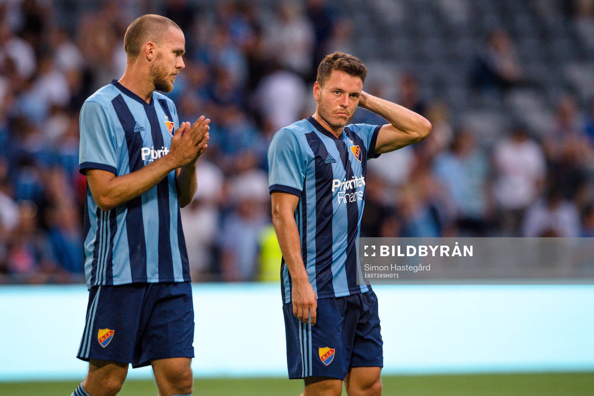 Marcus Danielson and Kerim Mrabti of Djurgården