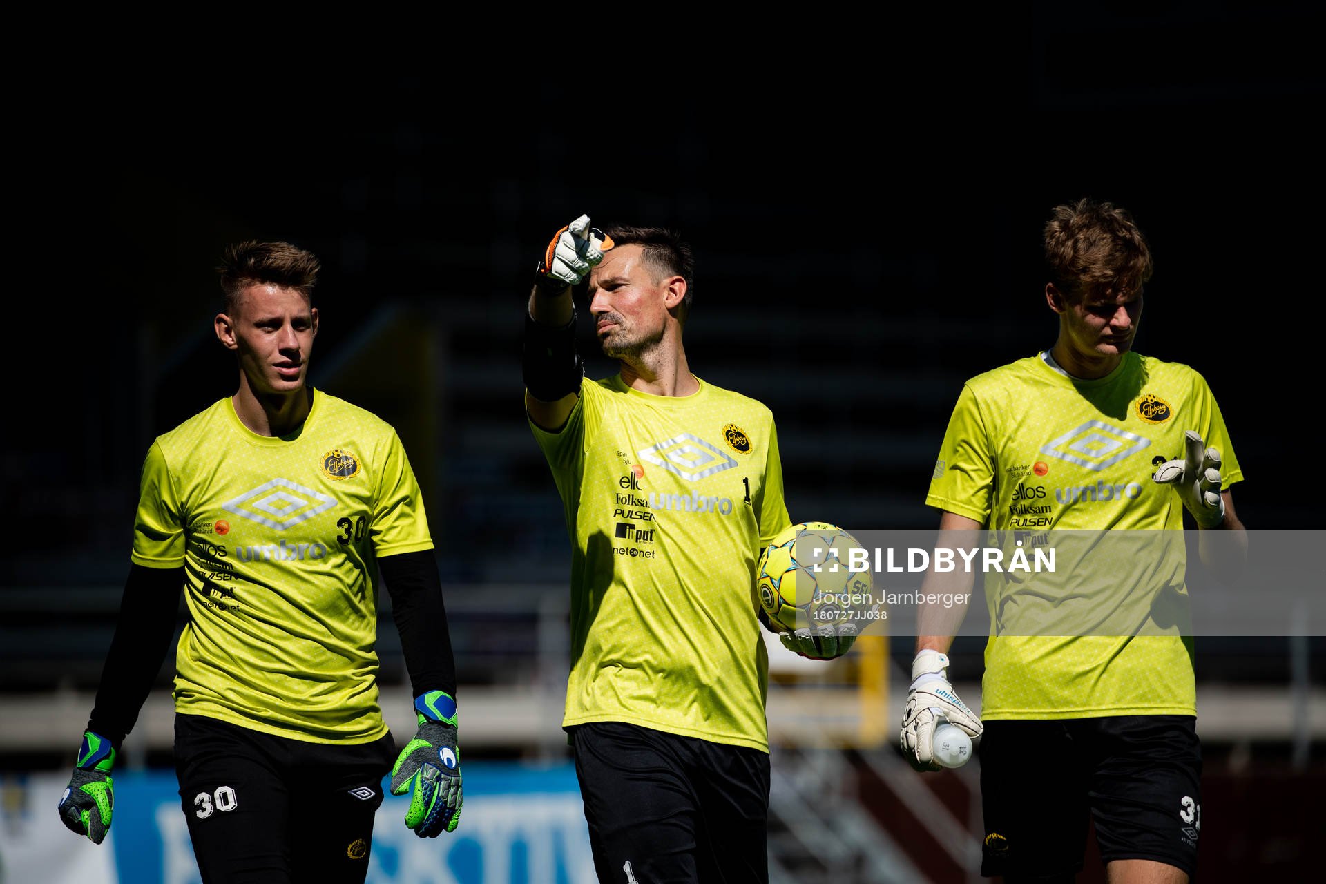 målvakt David Olsson, målvakt Kevin Stuhr Ellegaard och