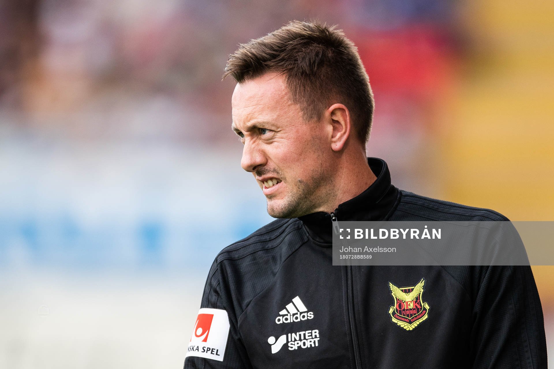 Östersunds tränare Ian Burchnall