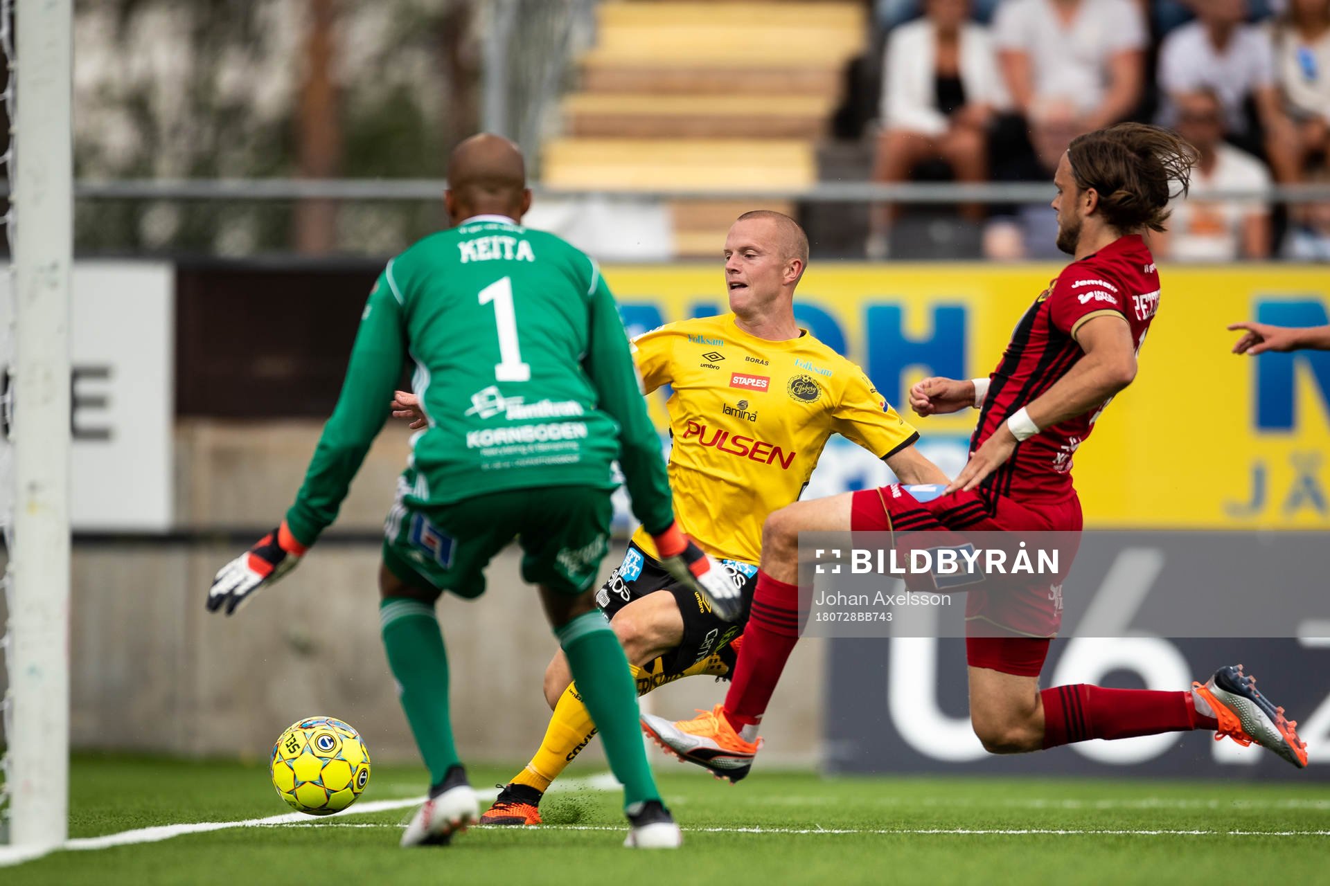 Östersunds Aly Keita, Elfsborgs Daniel Gustafsson och