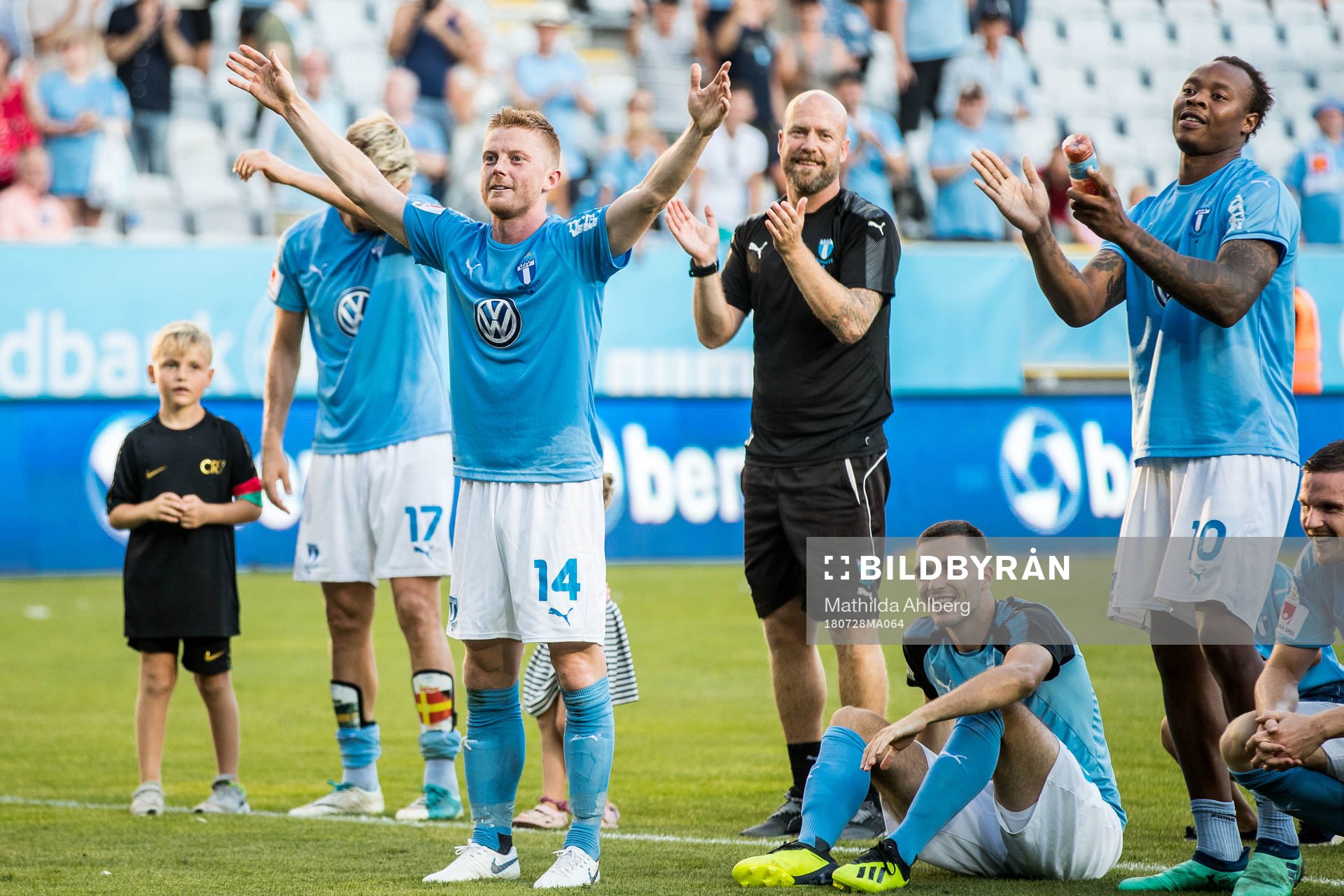 Malmö FFs Anders Christiansen jublar