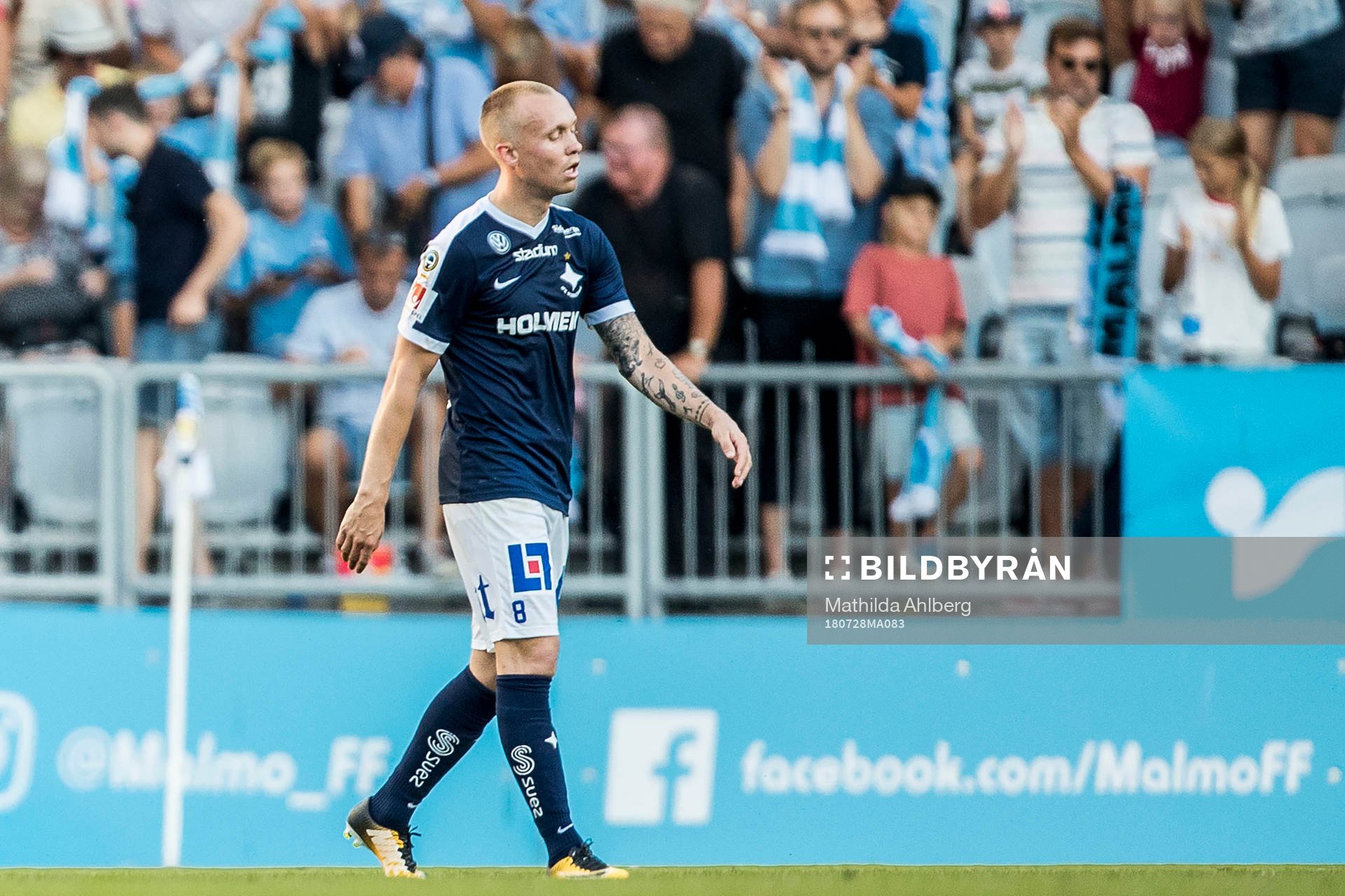 Norrköpings Gudmundur Thorarinsson deppar