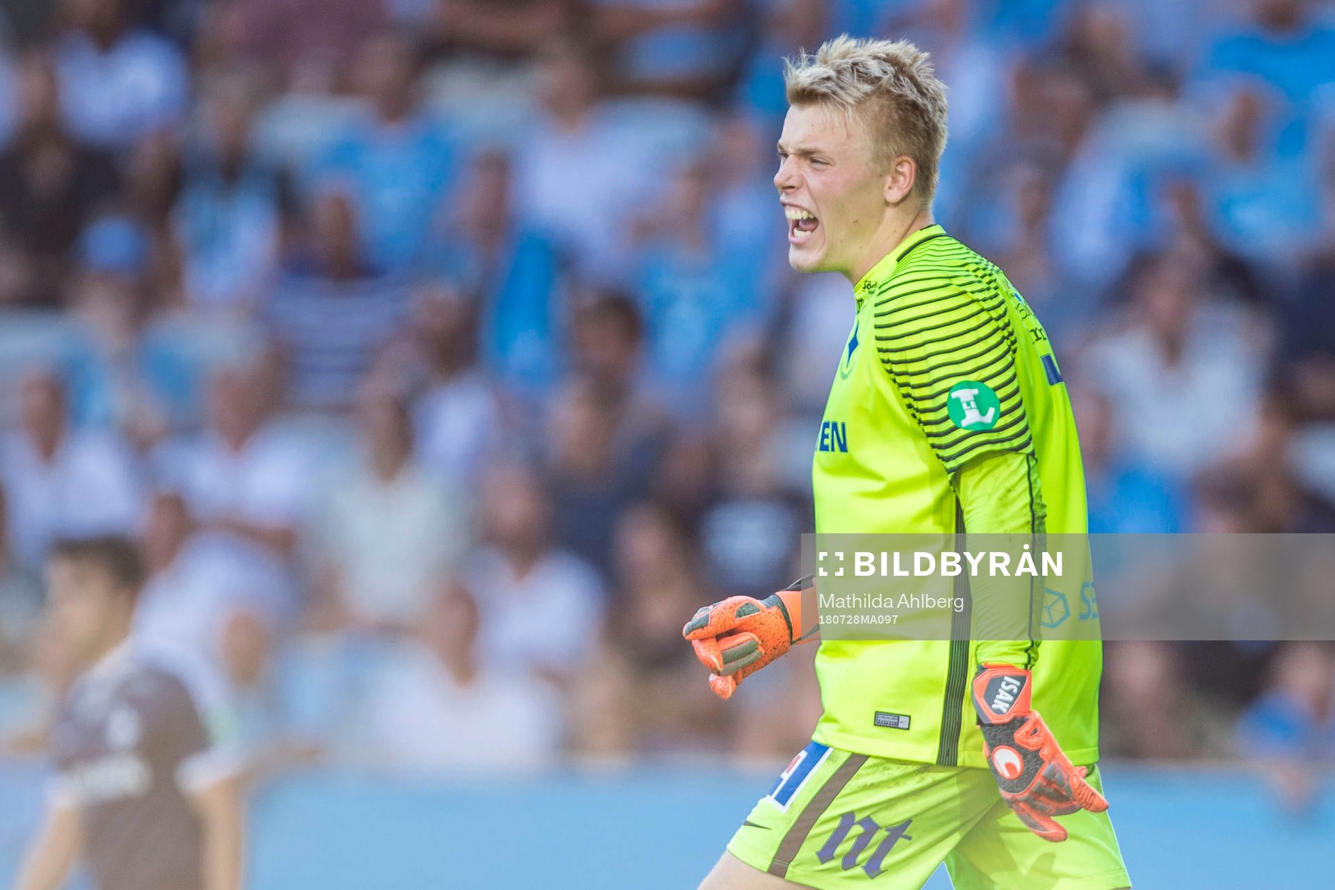 Norrköpings målvakt Isak Pettersson