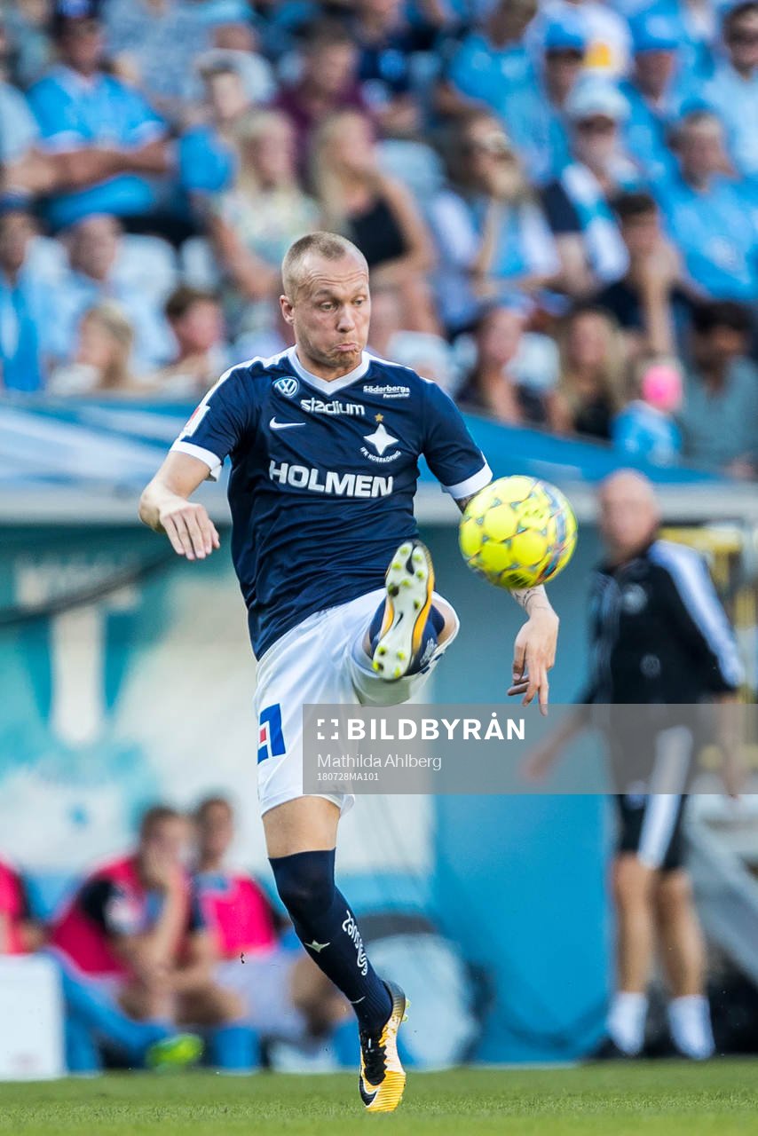 Norrköpings Gudmundur Thorarinsson deppar