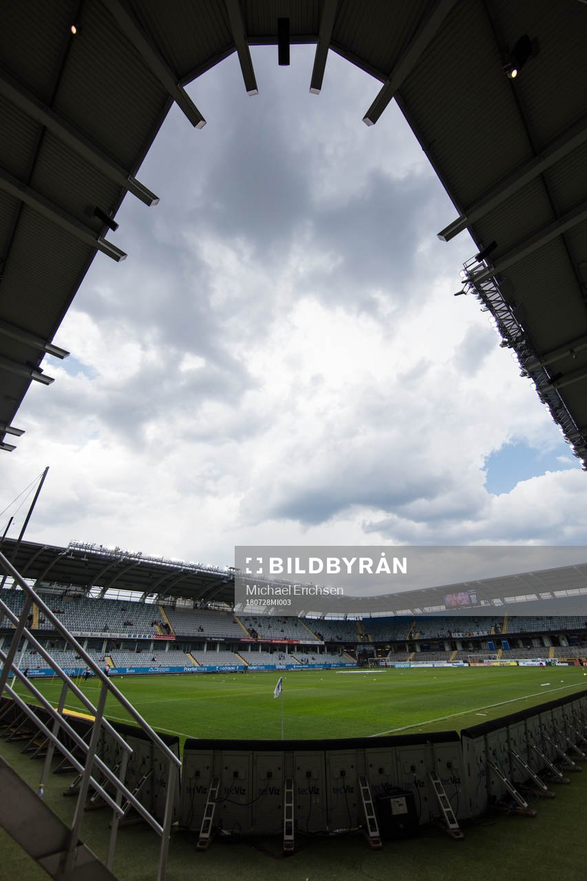 Arena Gamla Ullevi innan fotbollsmatchen i allsvenskan