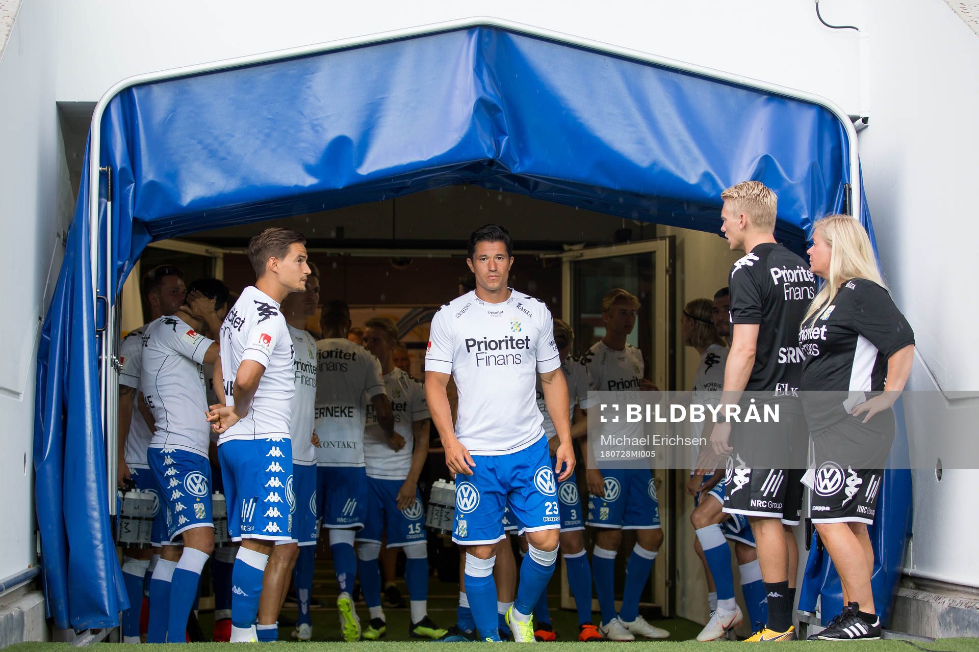 IFK Göteborgs Amin Affane och David Boo Wiklander i