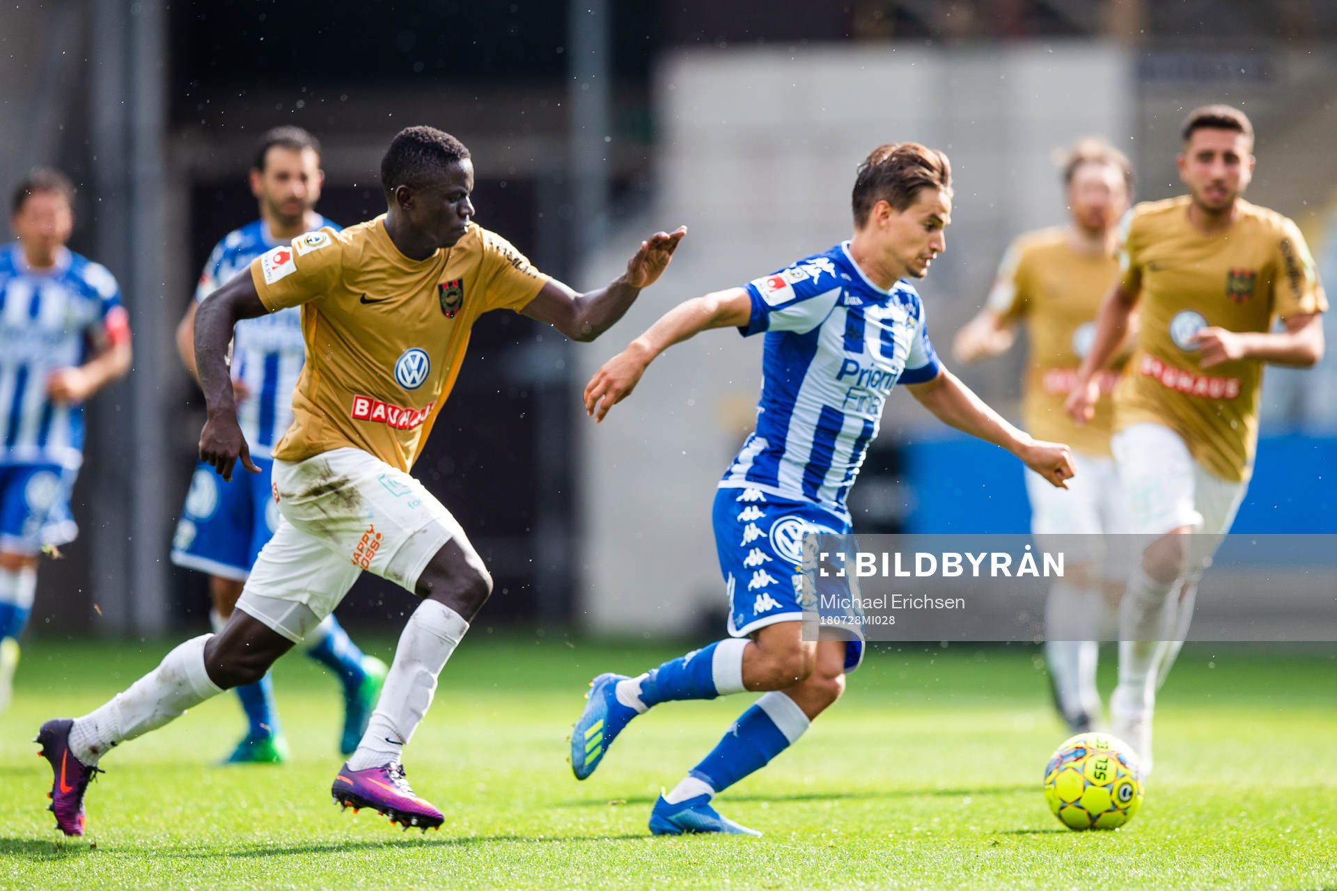 Brommapojkarnas Eric Johana Omondi jagar IFK Göteborgs