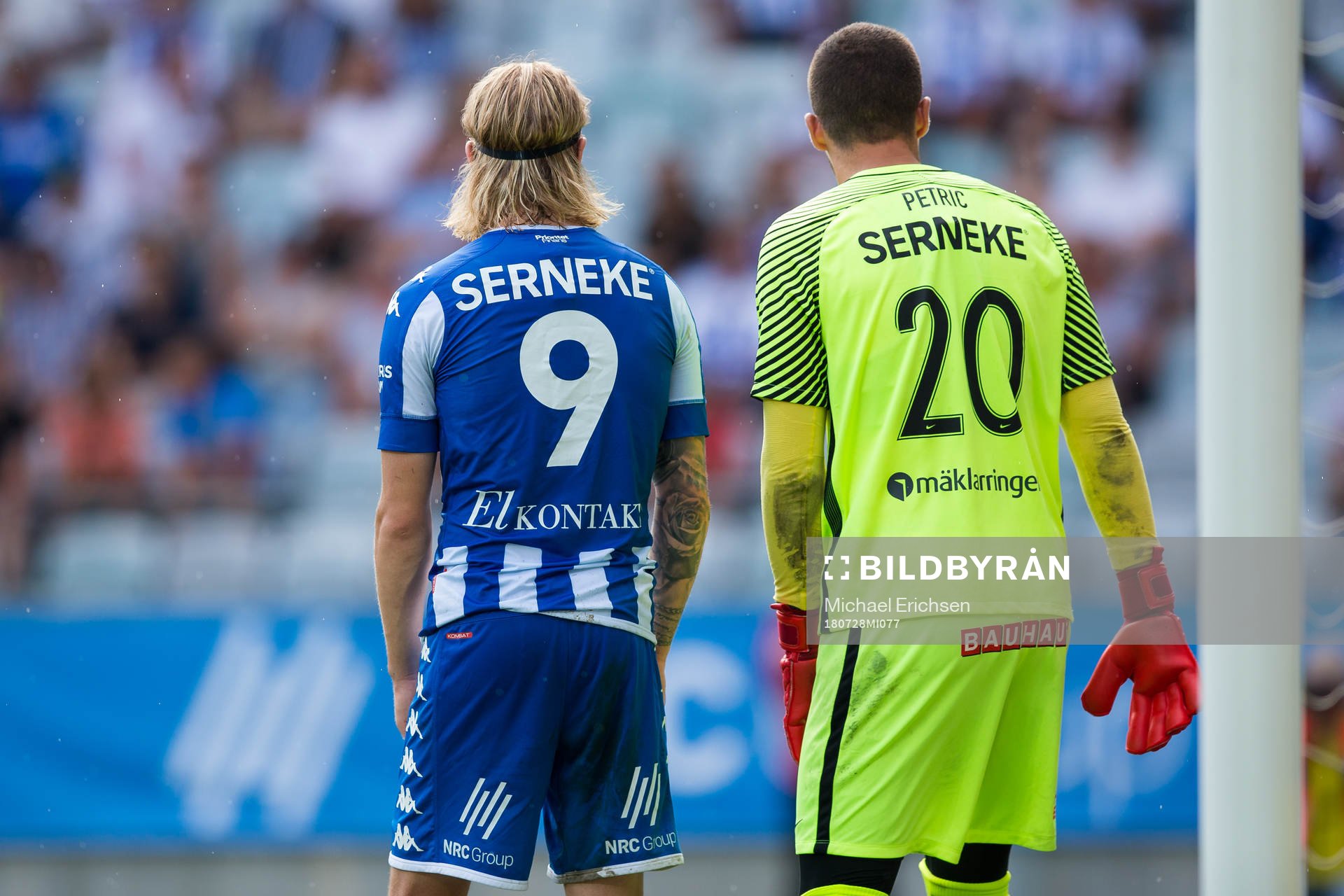IFK Göteborgs Elias Mar Omarsson och Brommapojkarnas