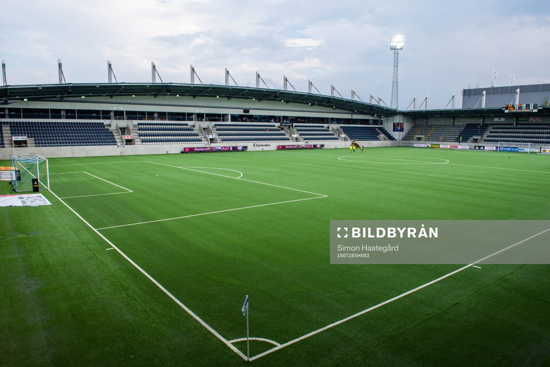 Gavlevallen före fotbollsmatchen i Allsvenskan mellan