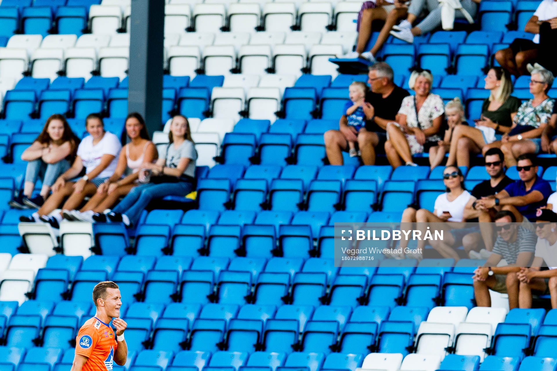 Ståle Steen Sæthre of Aalesund walks off the pitch
