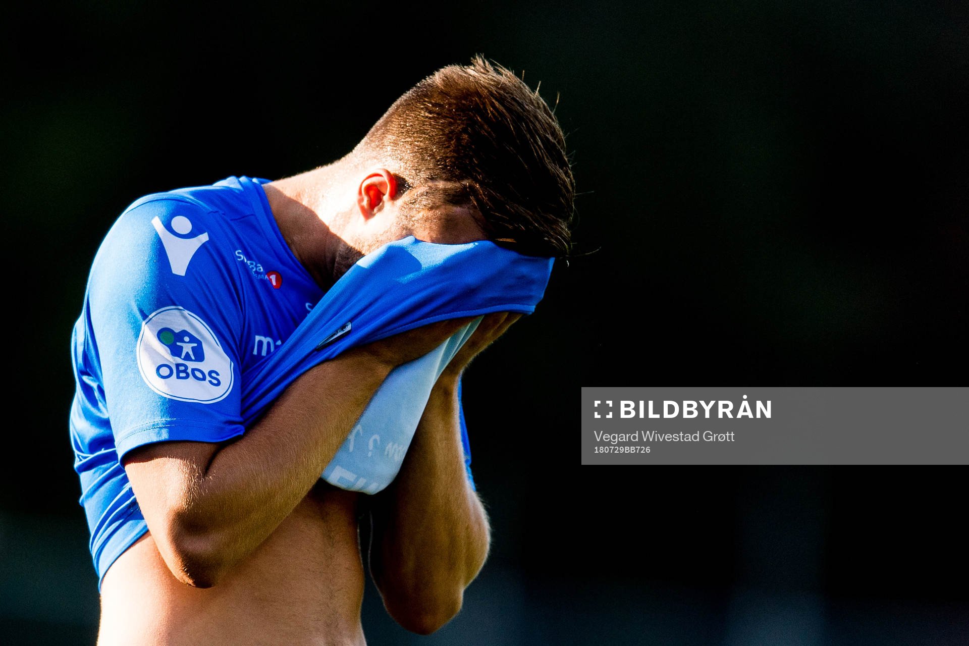 Kjetil Holand Tøsse of Notodden looks dejected