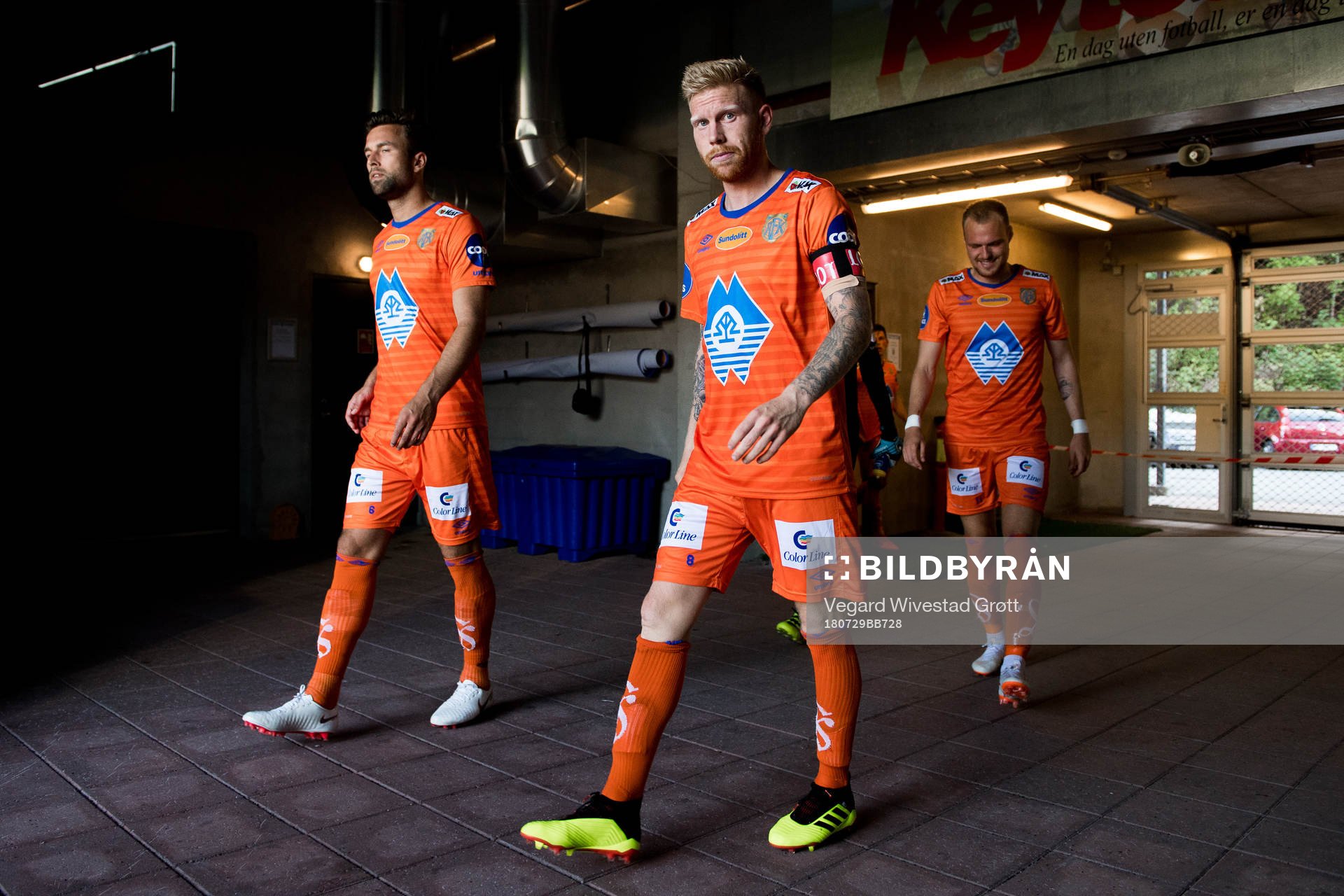 Fredrik Carlsen of Aalesund at half time