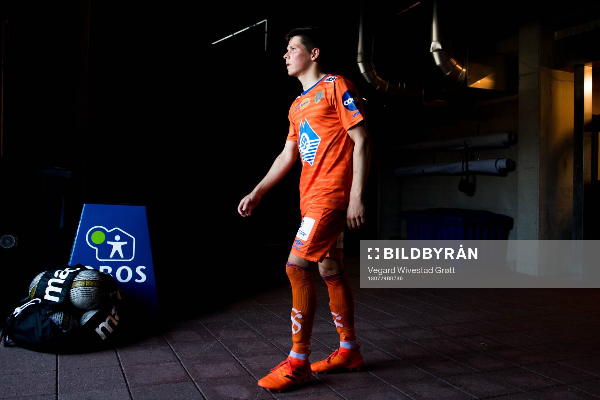 Sondre Fet of Aalesund at half time