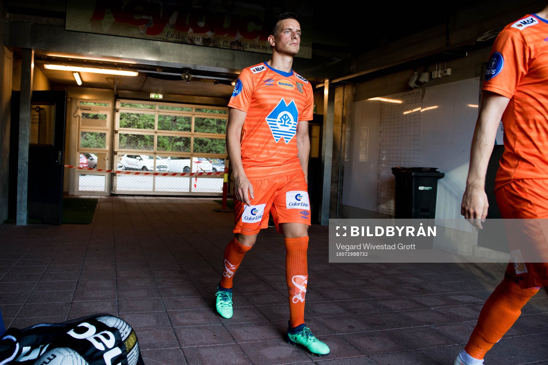 Jonas Grønner of Aalesund at half time