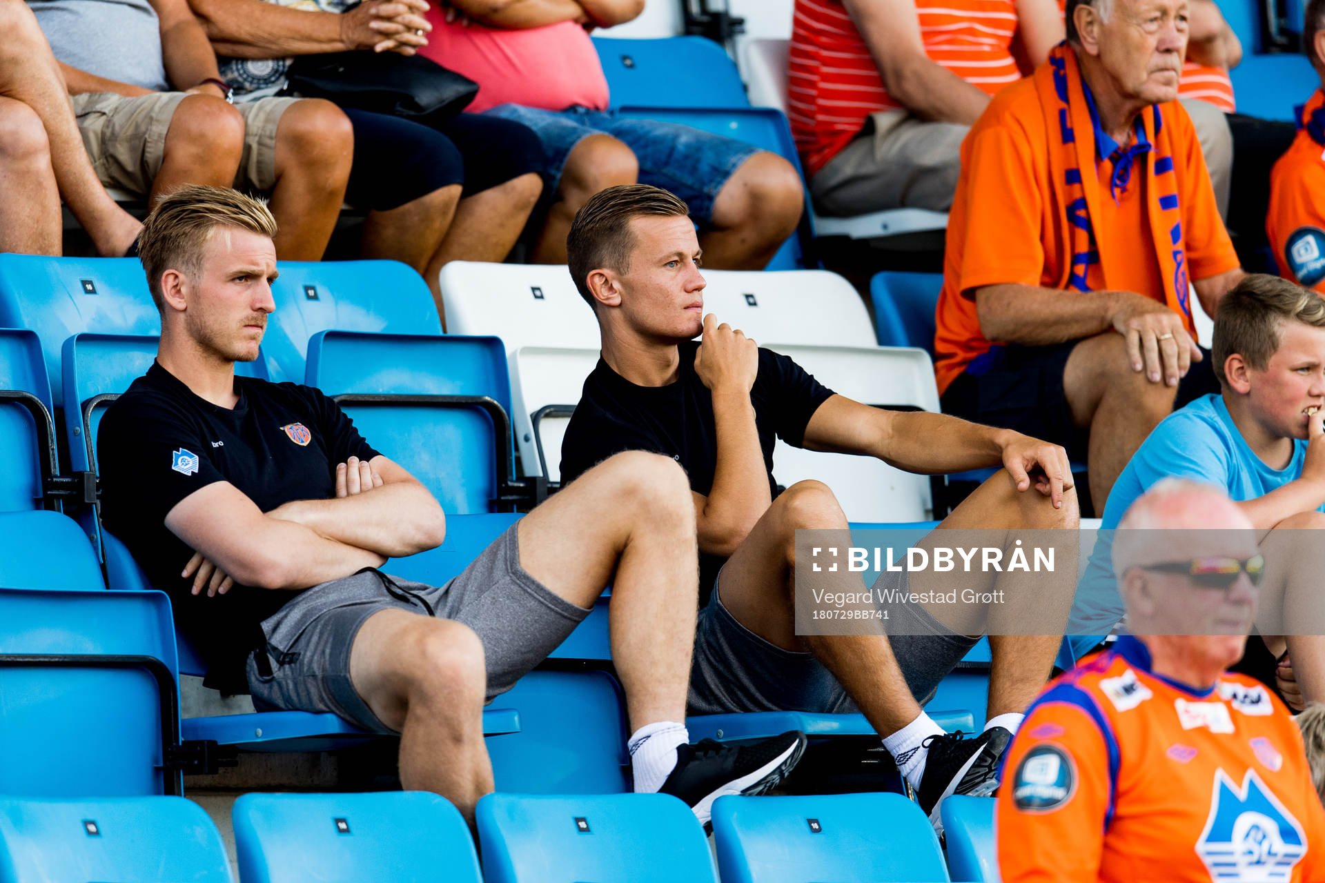 Ståle Steen Sæthre of Aalesund in the stands
