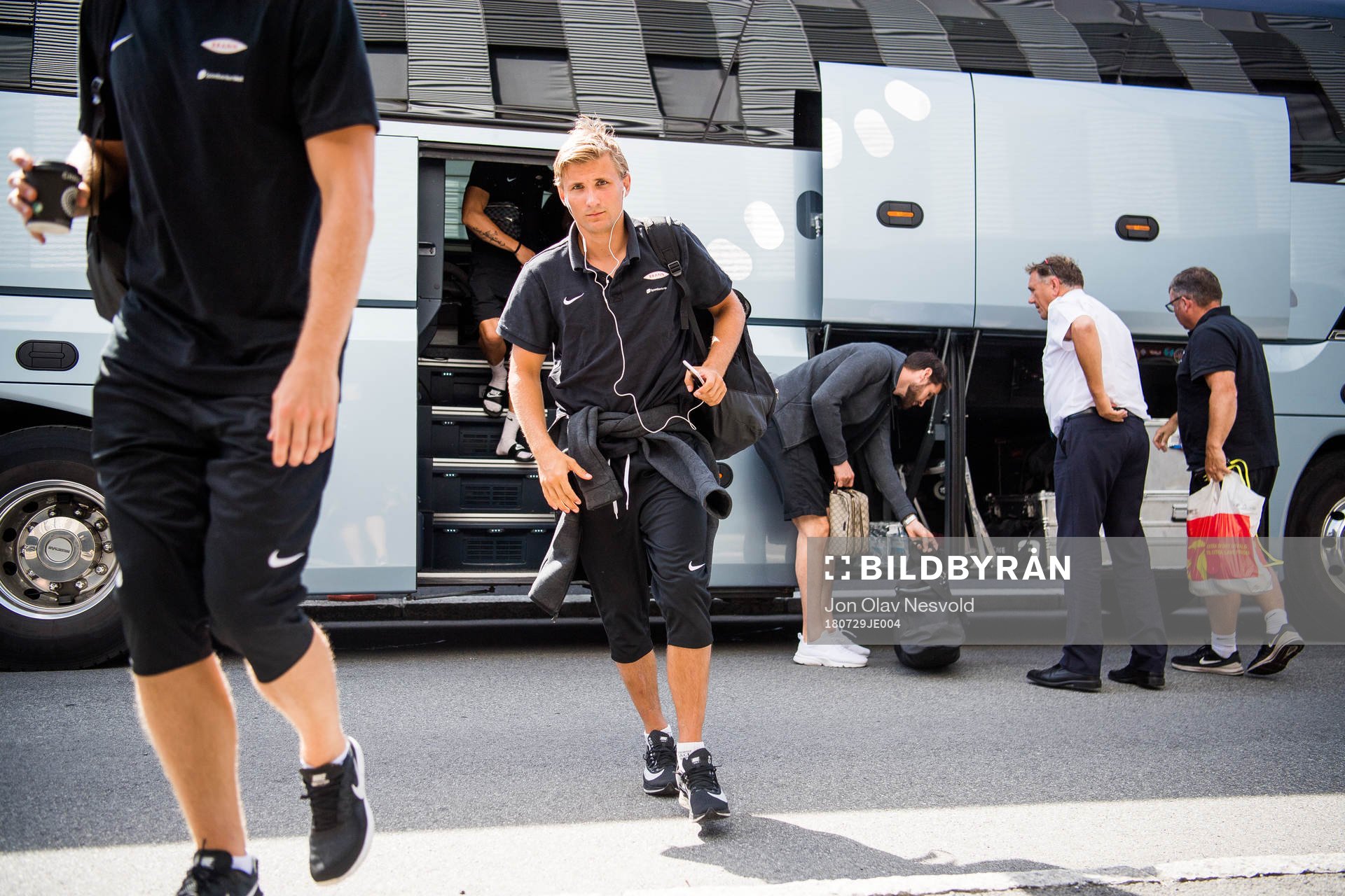 Steffen Lie Skålevik of Brann arrives