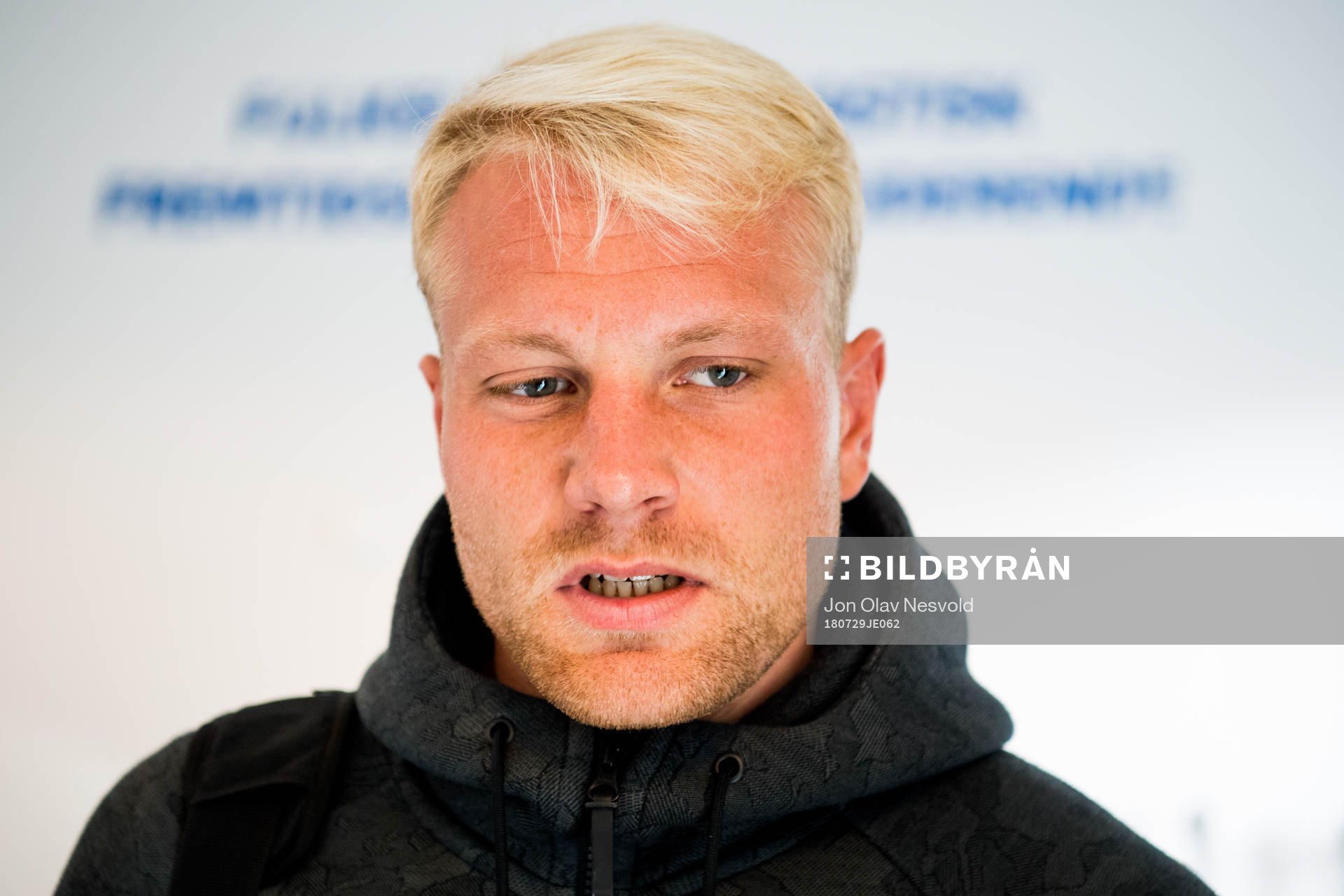 Henrik Kjelsrud Johansen of Brann after the friendly match between Haugesund and Brann on July 29, 2018 in Haugesund.