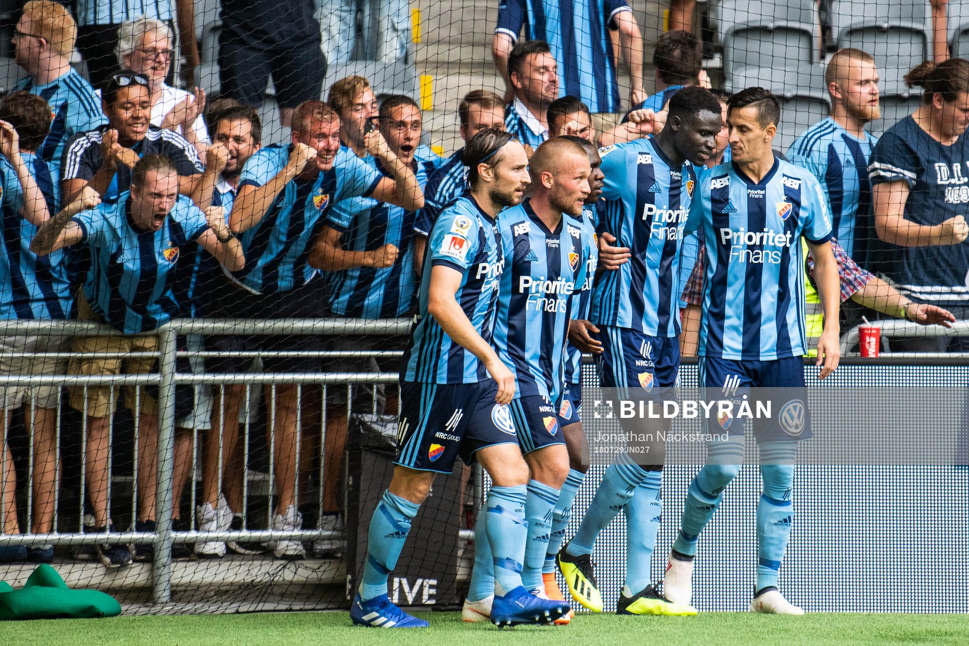 Djurgårdens Kevin Walker, Nicklas Bärkroth, målskytten