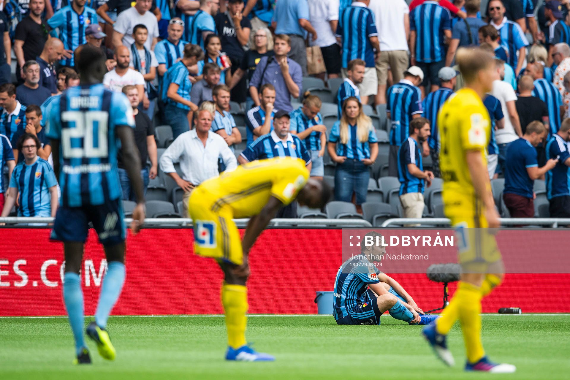 Djurgårdens Kevin Walker deppar