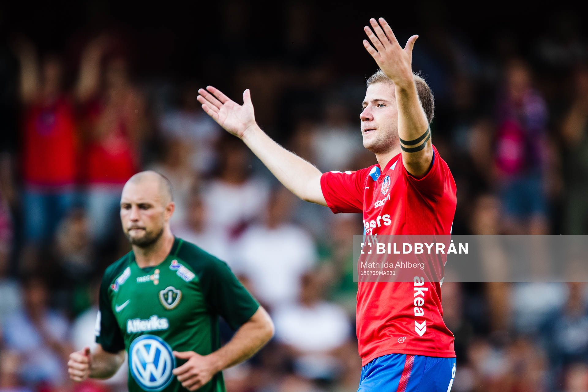 Helsingborgs Darijan Bojanic jublar