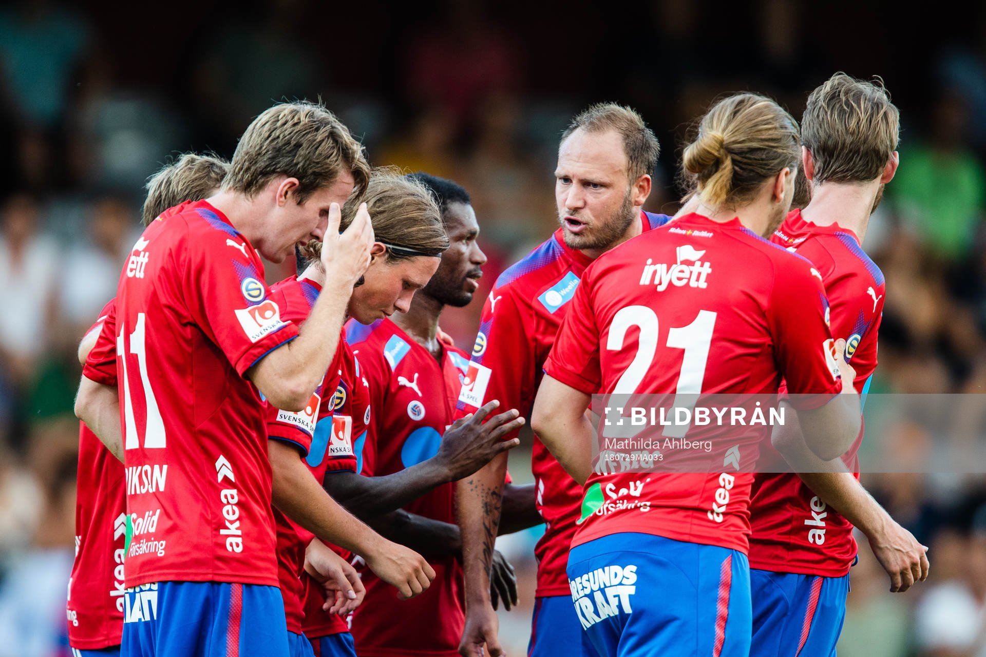 Helsingborgs Adam Eriksson, Max Svensson, Andreas Granqvist