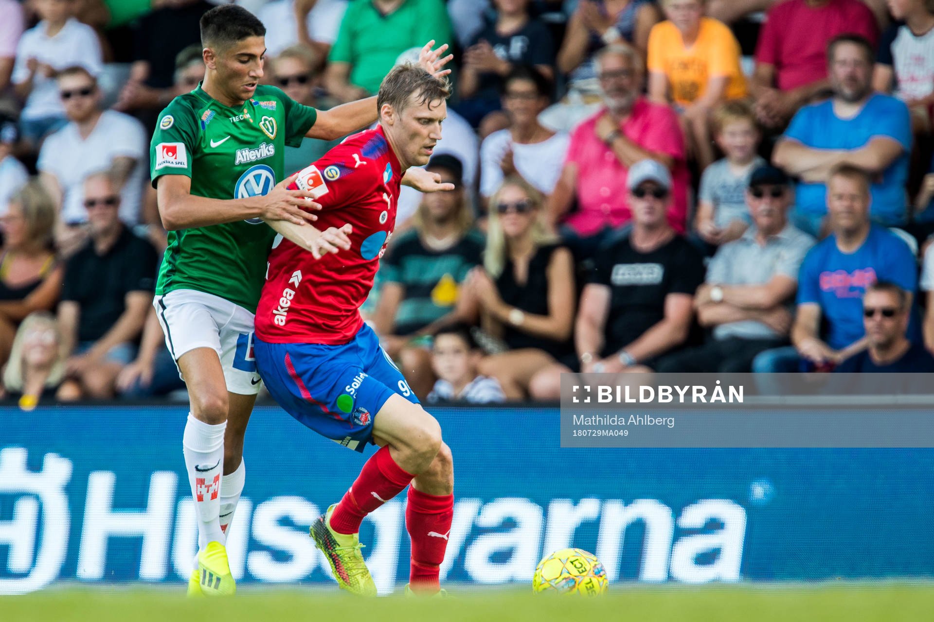 Jönköpings Amir Al-Ammari och Helsingborgs Andri Runar