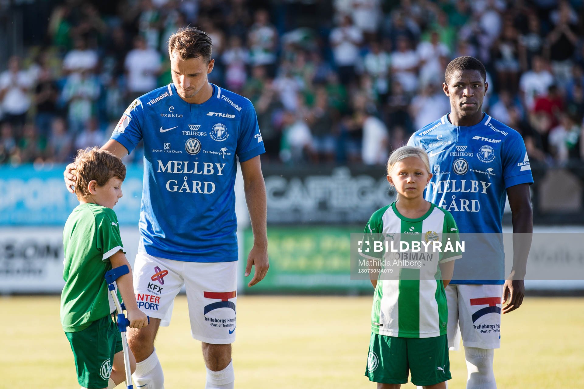 Trelleborgs Jasmin Sudic och Kofi Sarkodie