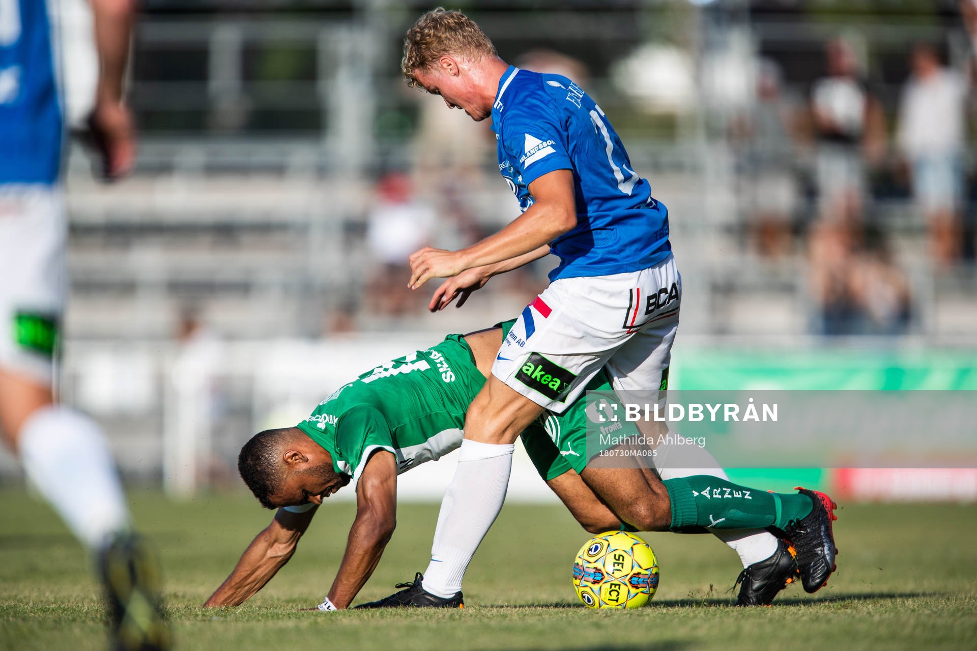 Trelleborgs Freddie Brorsson och Hammarbys Serge-Junior