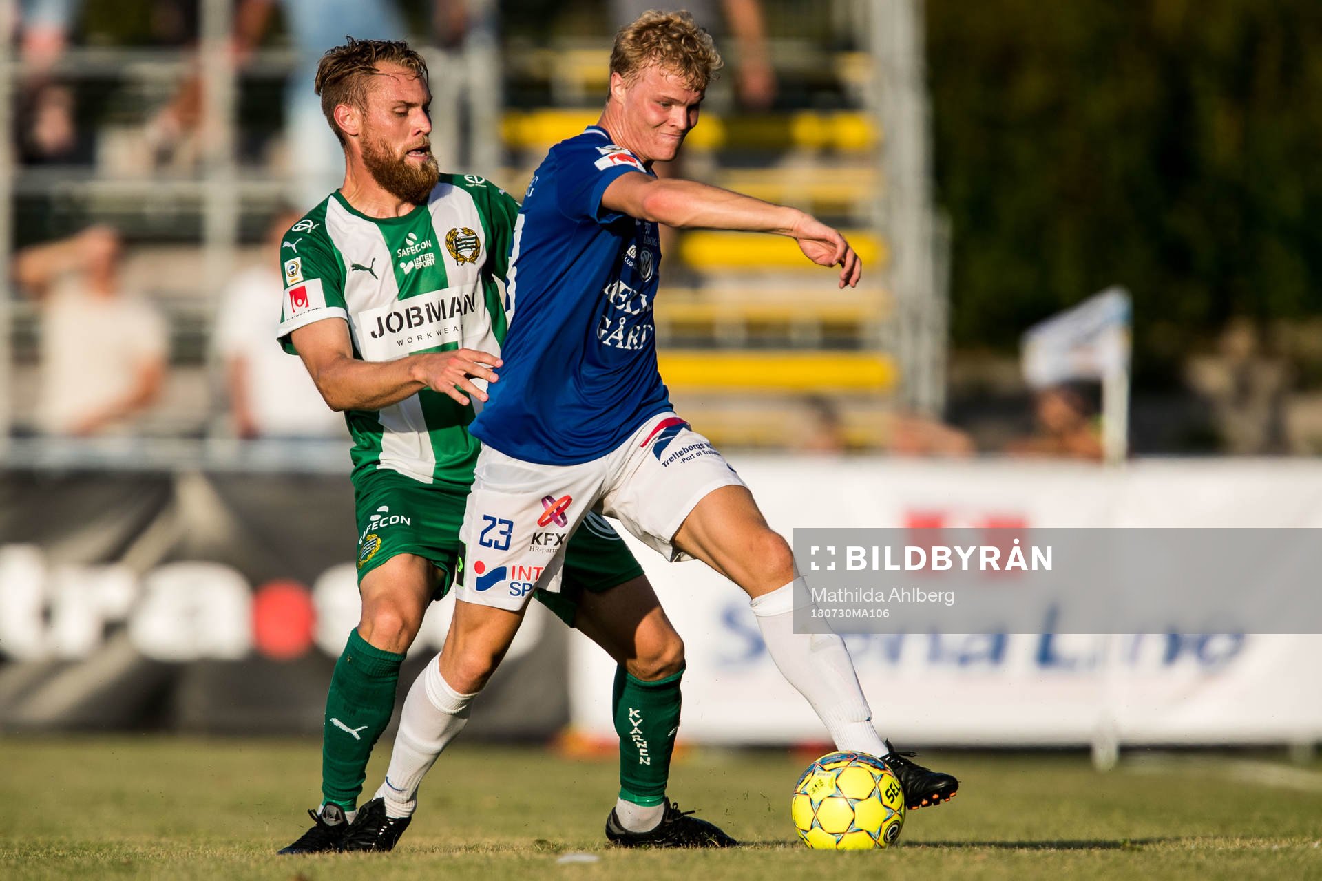 Hammarbys David Fällman och Trelleborgs Freddie Brorsson