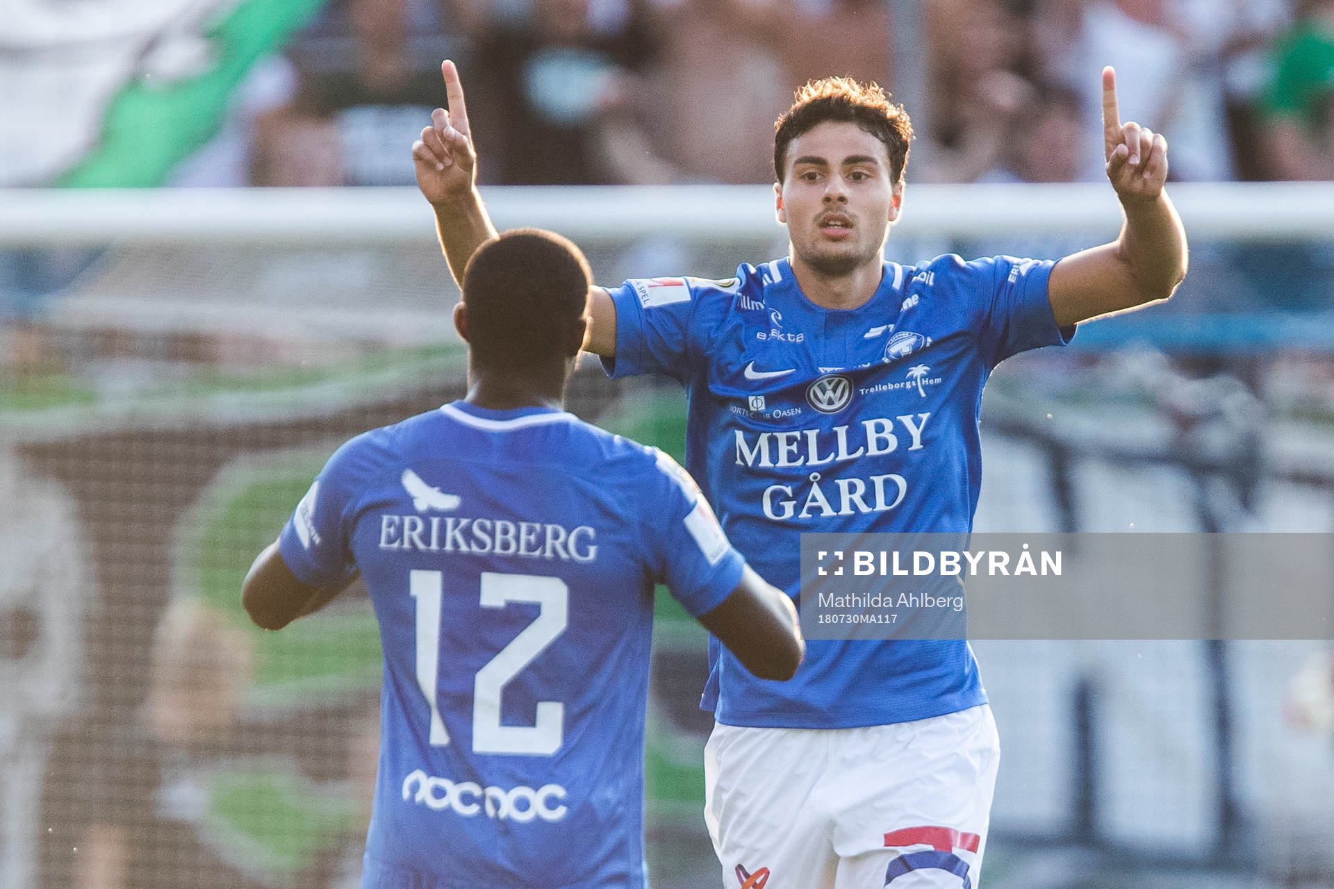 Trelleborgs Deniz Hümmet jublar