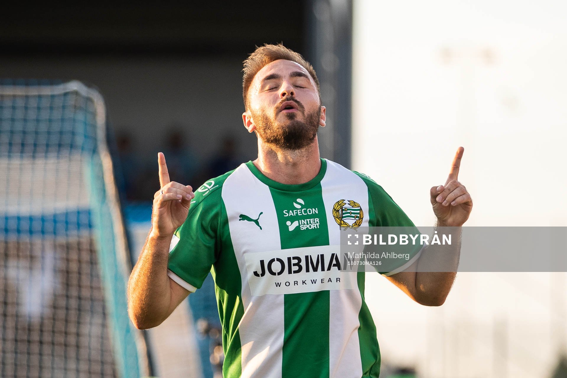 Hammarbys Muamer Tankovic jublar